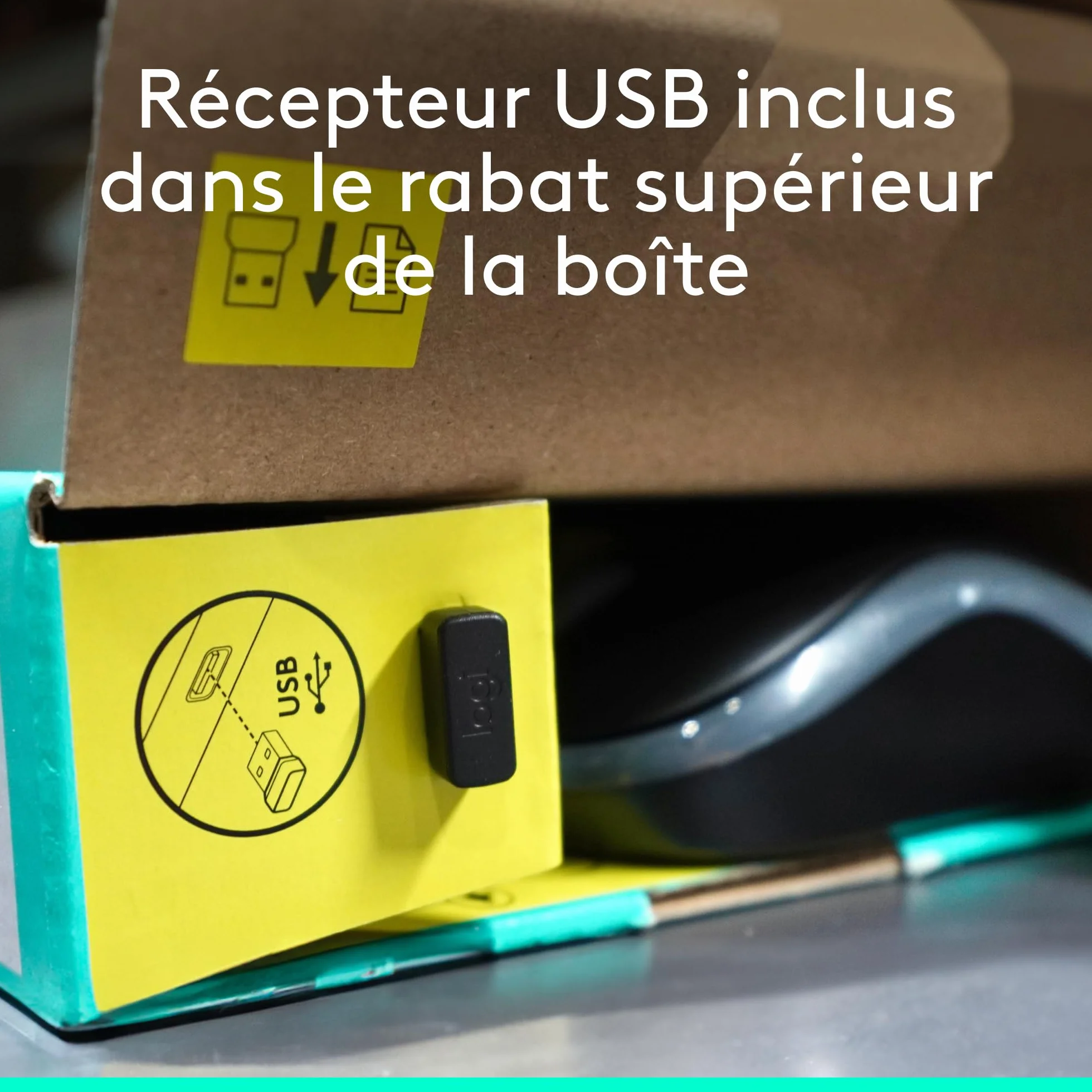Logitech MK295 Silent ensemble souris et clavier sans fil SilentTouch AZERTY Français Gris