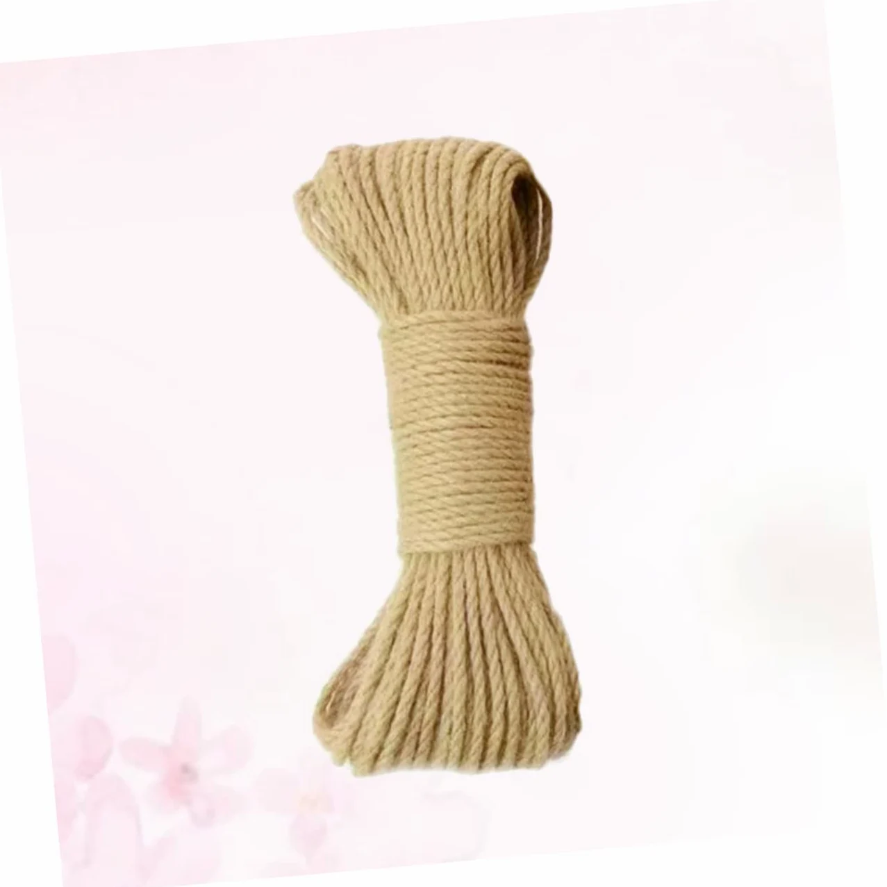 Hemobllo Corde de Jute Épaisse Naturelle de 30 M de Et 8 Mm de Diamètre pour Décorations Et Fleuristes