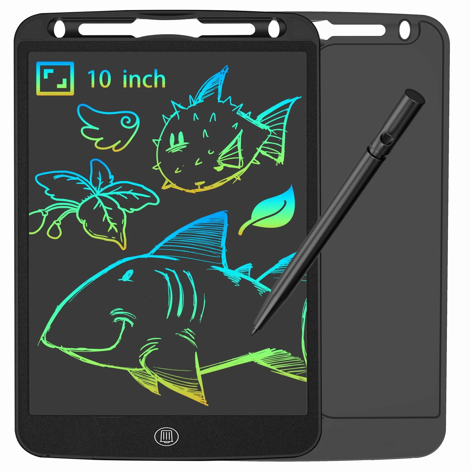 Tablette d'écriture LCD 10 Pouces Enfant Dessin Apprentissage Gribouillage Prise de Notes Noir