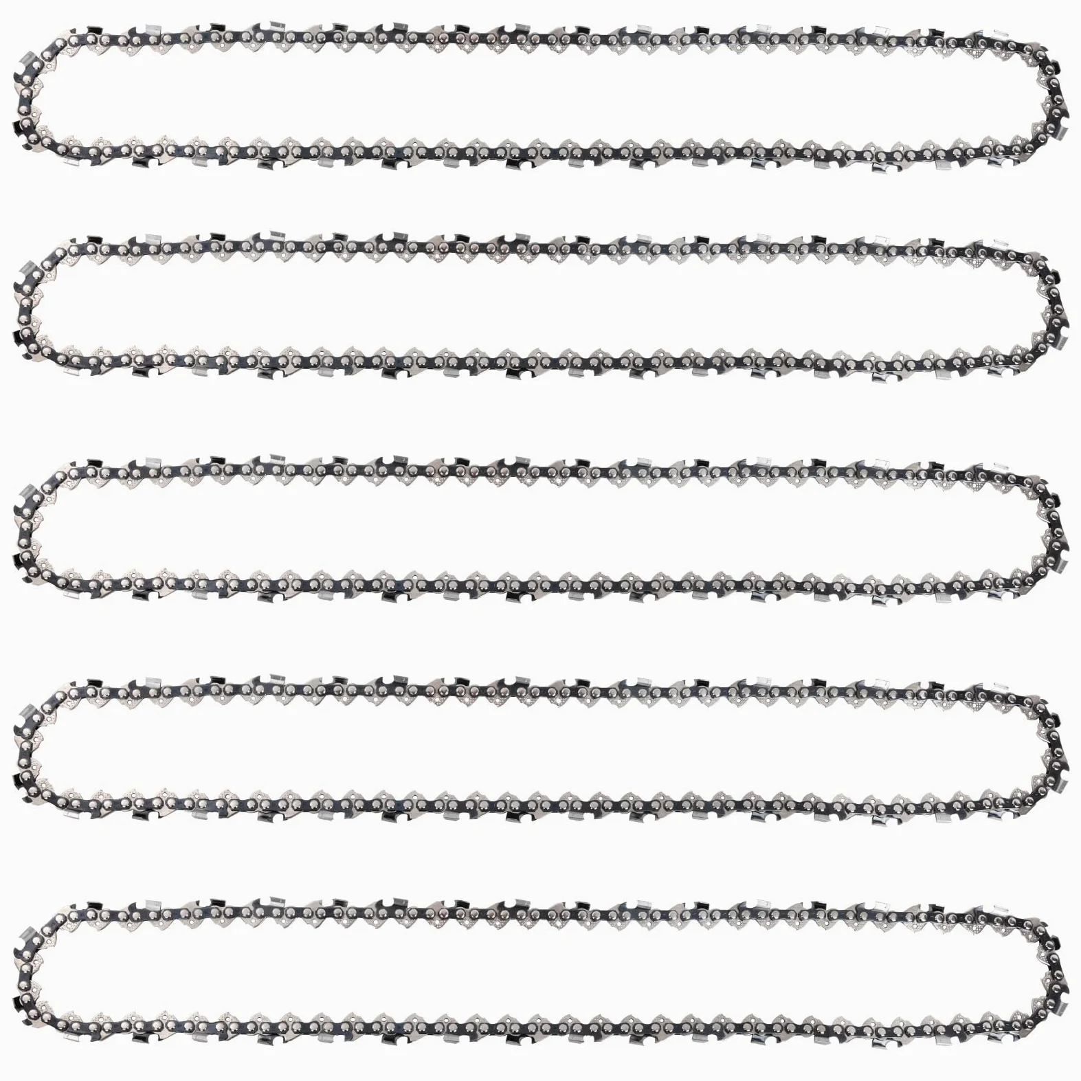 Chaîne de tronçonneuse de 45,7 cm pour Husqvarna 45,50,346,351,435,435E, 440E, 445,445E, 550XP, 346XP, 359, 55, Oregon J72, Hyundai HYC4618 Pas de 0,825,5 cm 0,058" (1,5 mm) Gauge Barre 45 cm