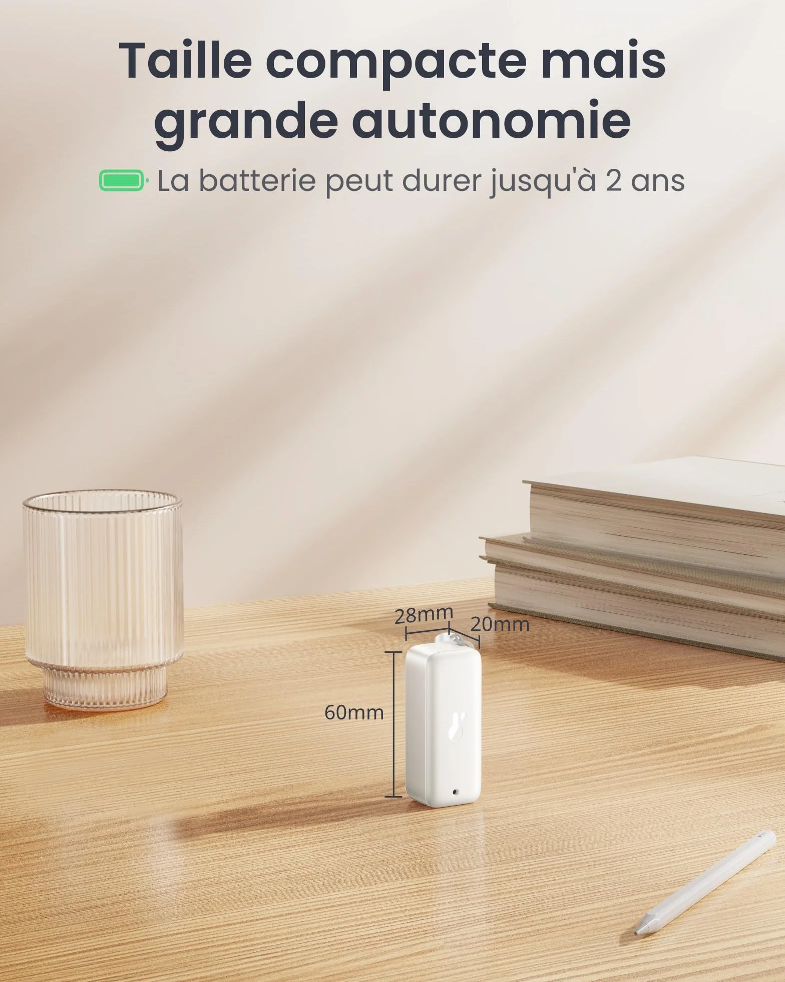 SwitchBot Lot 2 thermomètres hygromètre IP65 Bluetooth Capteur humidité intérieur extérieur