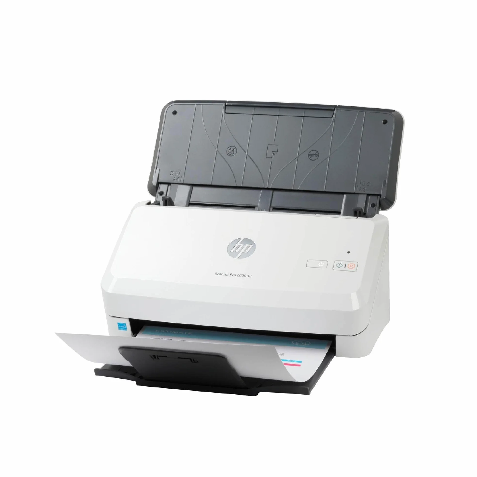 HP ScanJet Pro 2000 s2 Scanner Recto Verso Ultra-Plat 35ppm 70ipm ADF 50 Pages Gris