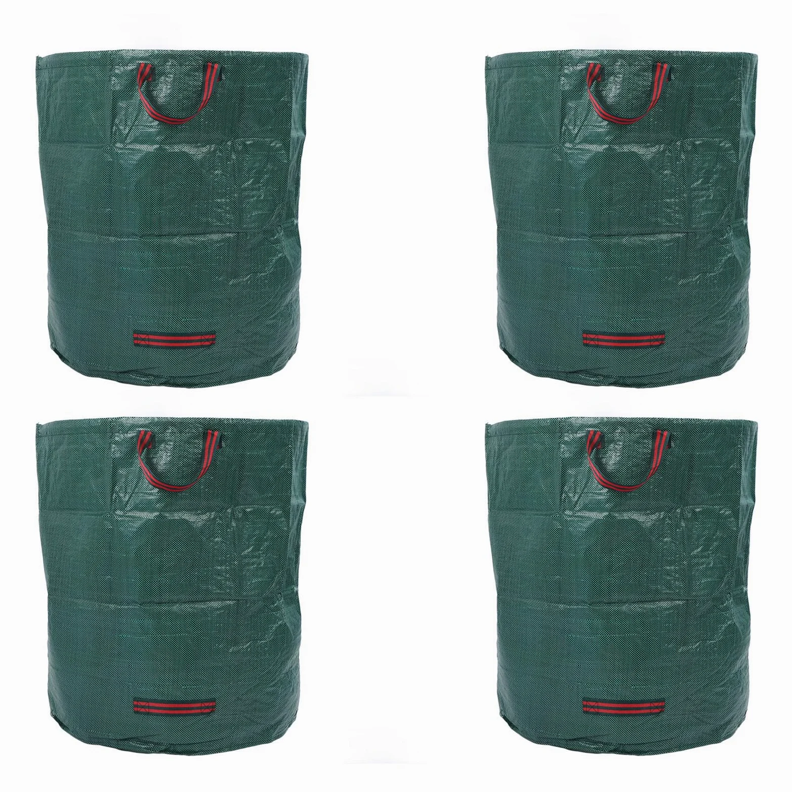 Generic Sacs à Feuilles de Jardin Réutilisables, 4 Pièces, Stockage Durable des Déchets de Grande capacité pour des Tâches de Jardinage Faciles, en Matériau PP (400L)
