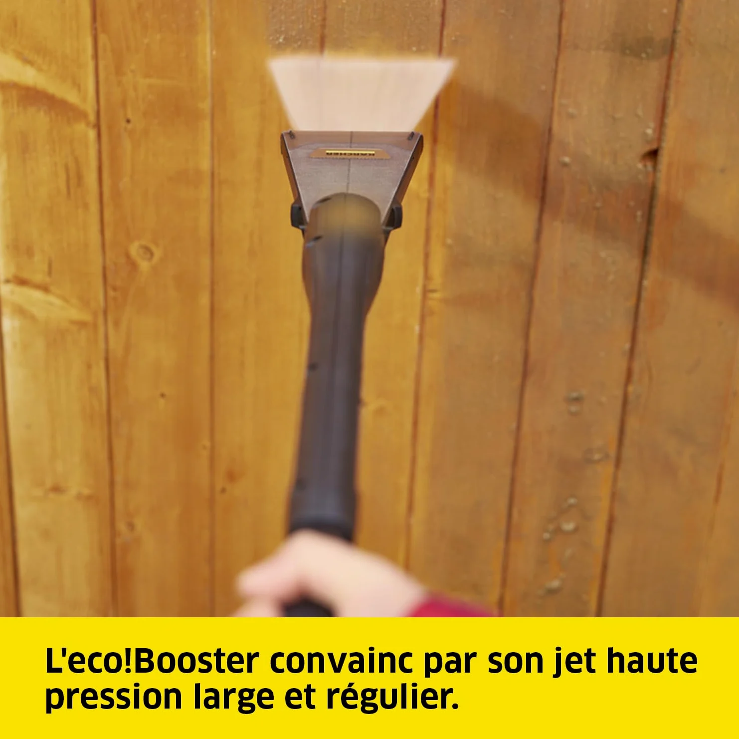 Kärcher Lance de Nettoyage Haute Pression eco!Booster 145, 50% Plus Efficace Que Le Jet Plat & Brosse de Lavage Rotative WB 130, avec Embout Universel, Interchangeable