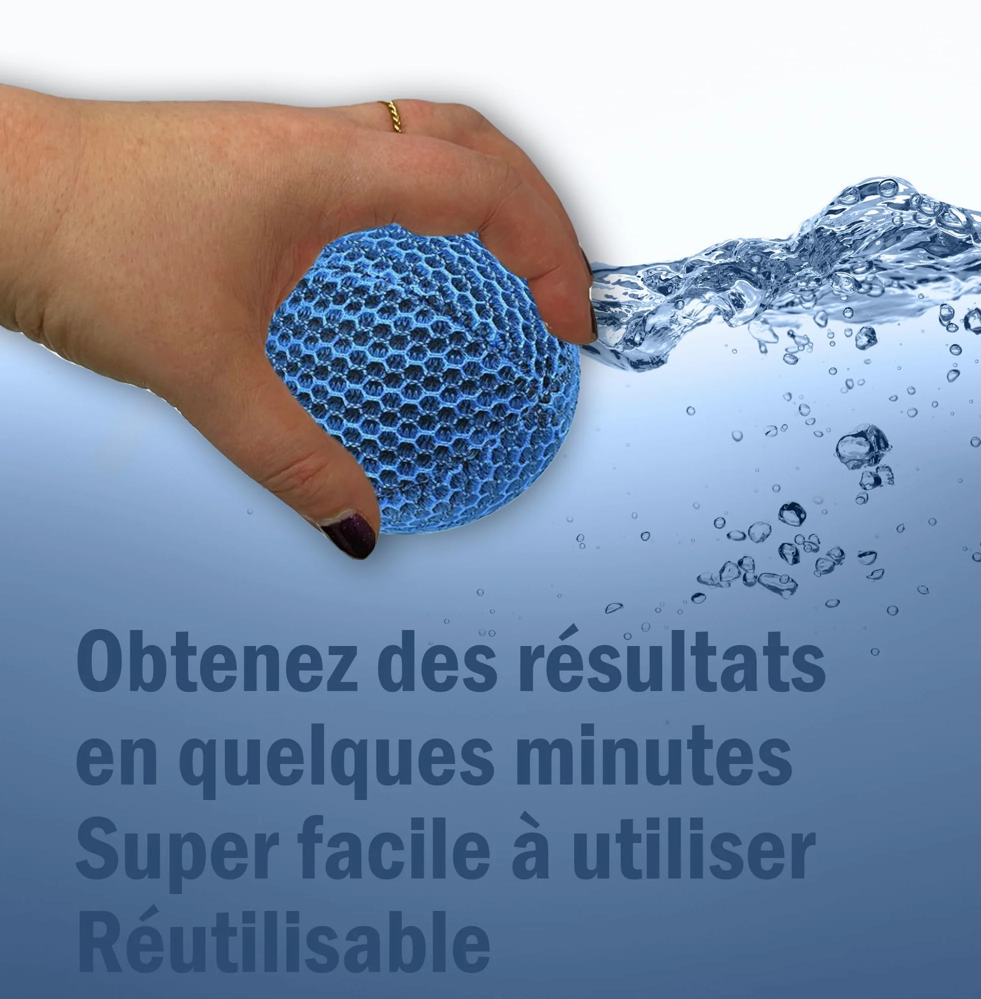 Éponges flottantes réutilisables pour spas – Boules absorbantes élimination huile et graisse