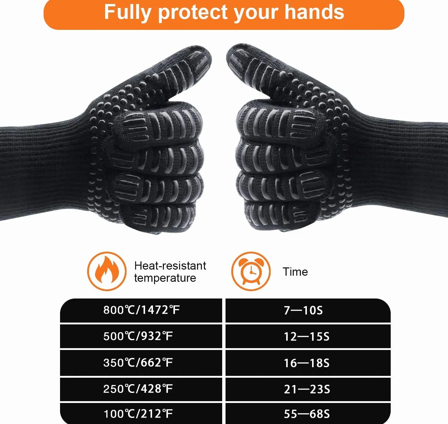 Kit Barbecue 9 Pièces en Acier Inoxydable avec Gants 800°C - Ustensiles de Cuisine pour Grillade