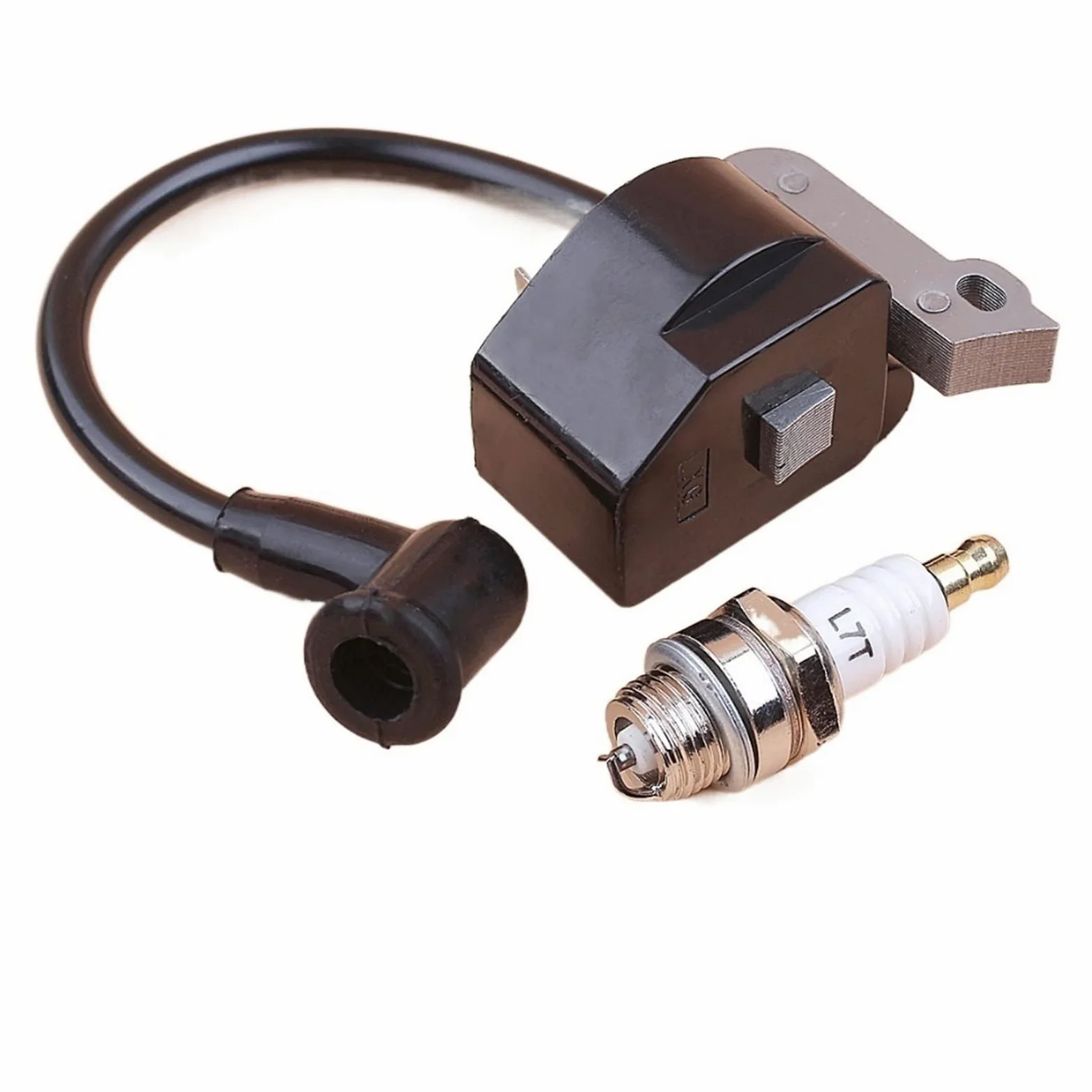 UNARAY Bobine d'allumage Bougie Kit Fit for STIHL FS55 FS55C FS46 FC55 FS38 FS45 FS55 HL45 HS45 KM55 Tondeuse Débroussailleuse 4140 400 1308