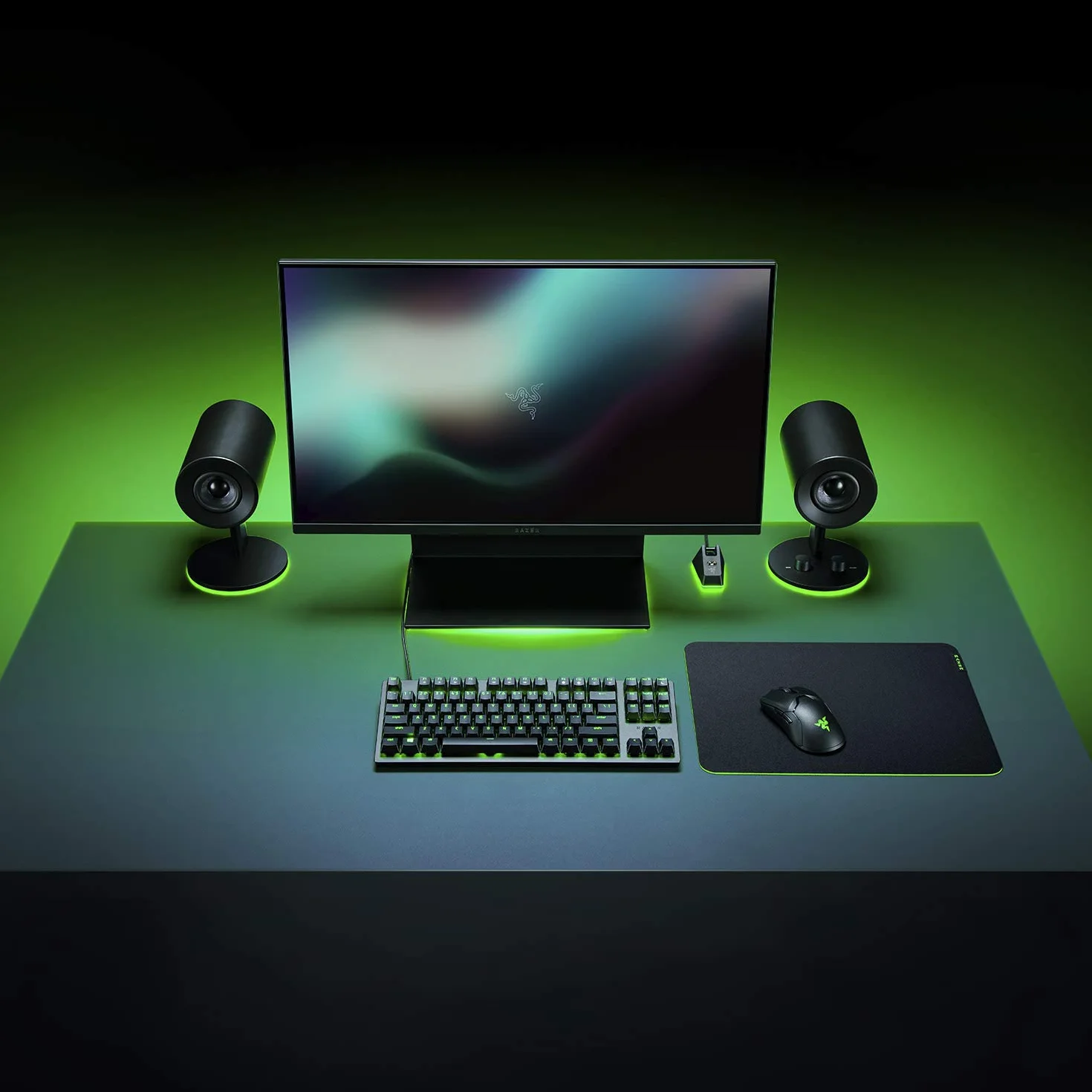 Razer Gigantus V2 Medium Tapis de Souris Gaming Souple 360x275x3mm Tissu texturé en microtissu Caoutchouc Antidérapant Noir