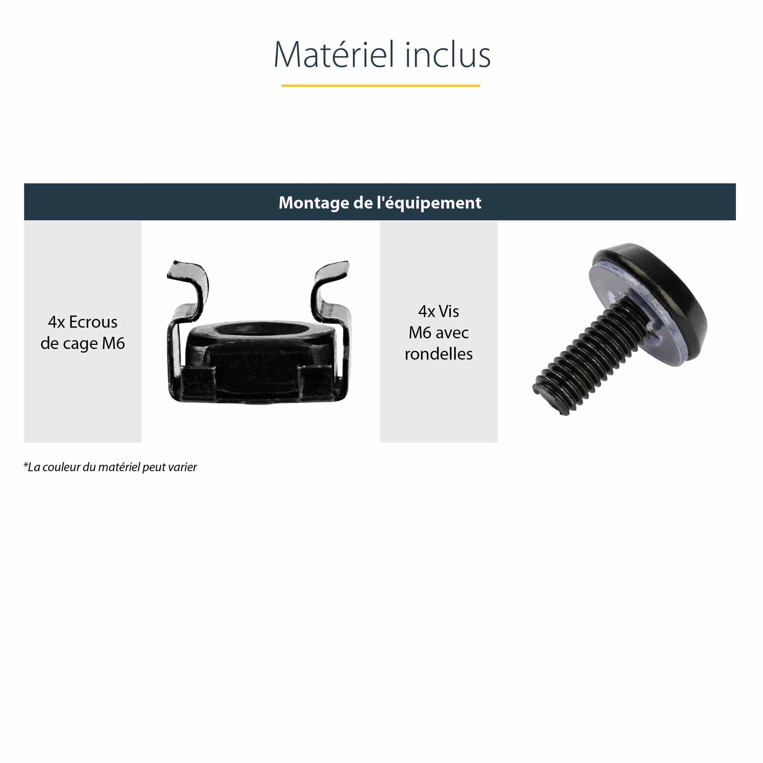 StarTech.com Étagère Rack Serveur 1U Plateau Cantilever Universel Ventilé 19" 20kg 25cm