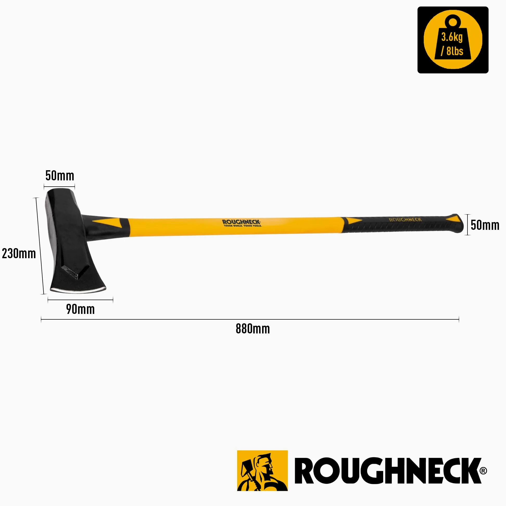 Roughneck 65662 Merlin 3,63 kg Manche en Fibre de Verre (Import Grande Bretagne)
