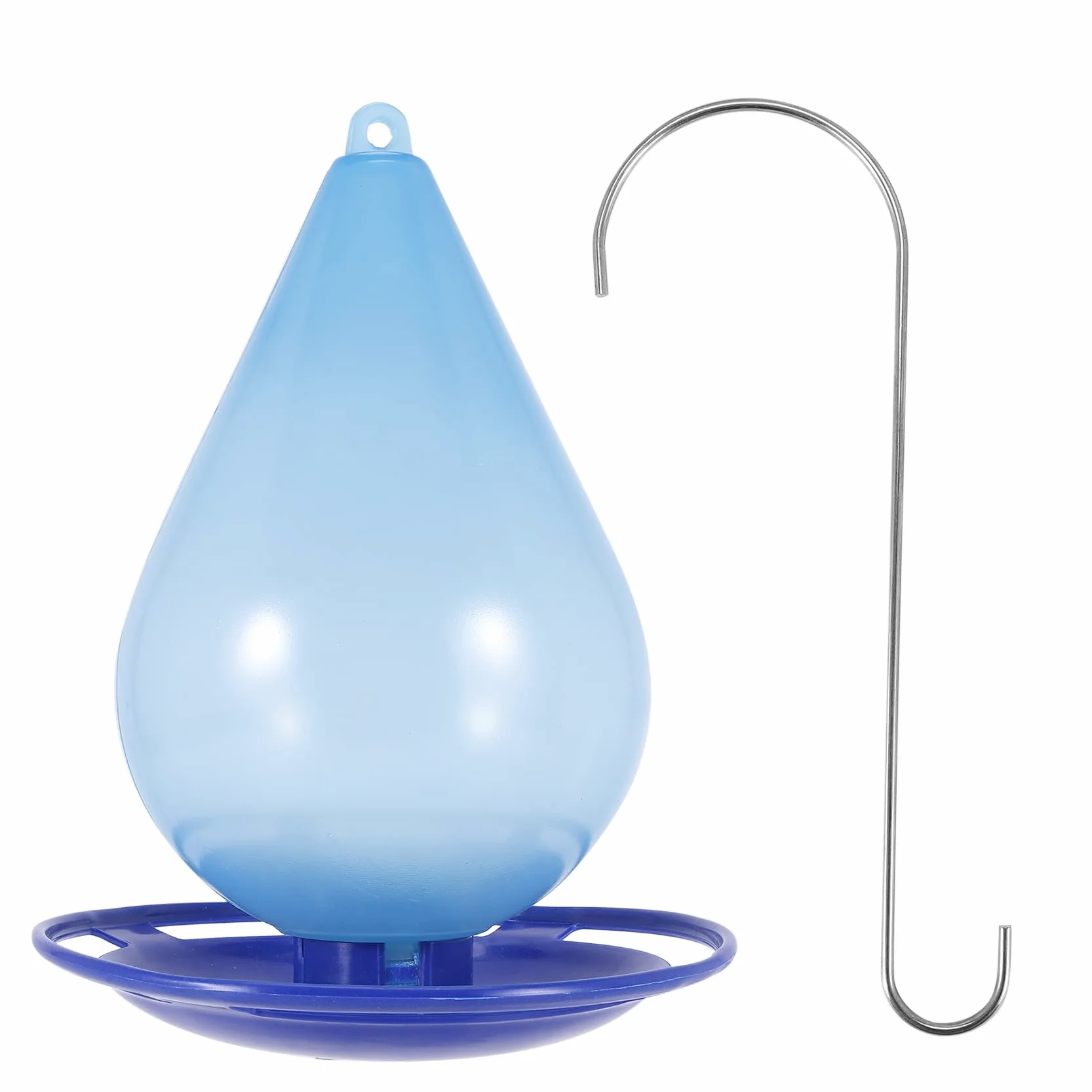 Mangeoire à Oiseaux Automatique avec Distributeur d'Eau et Crochet Suspendu