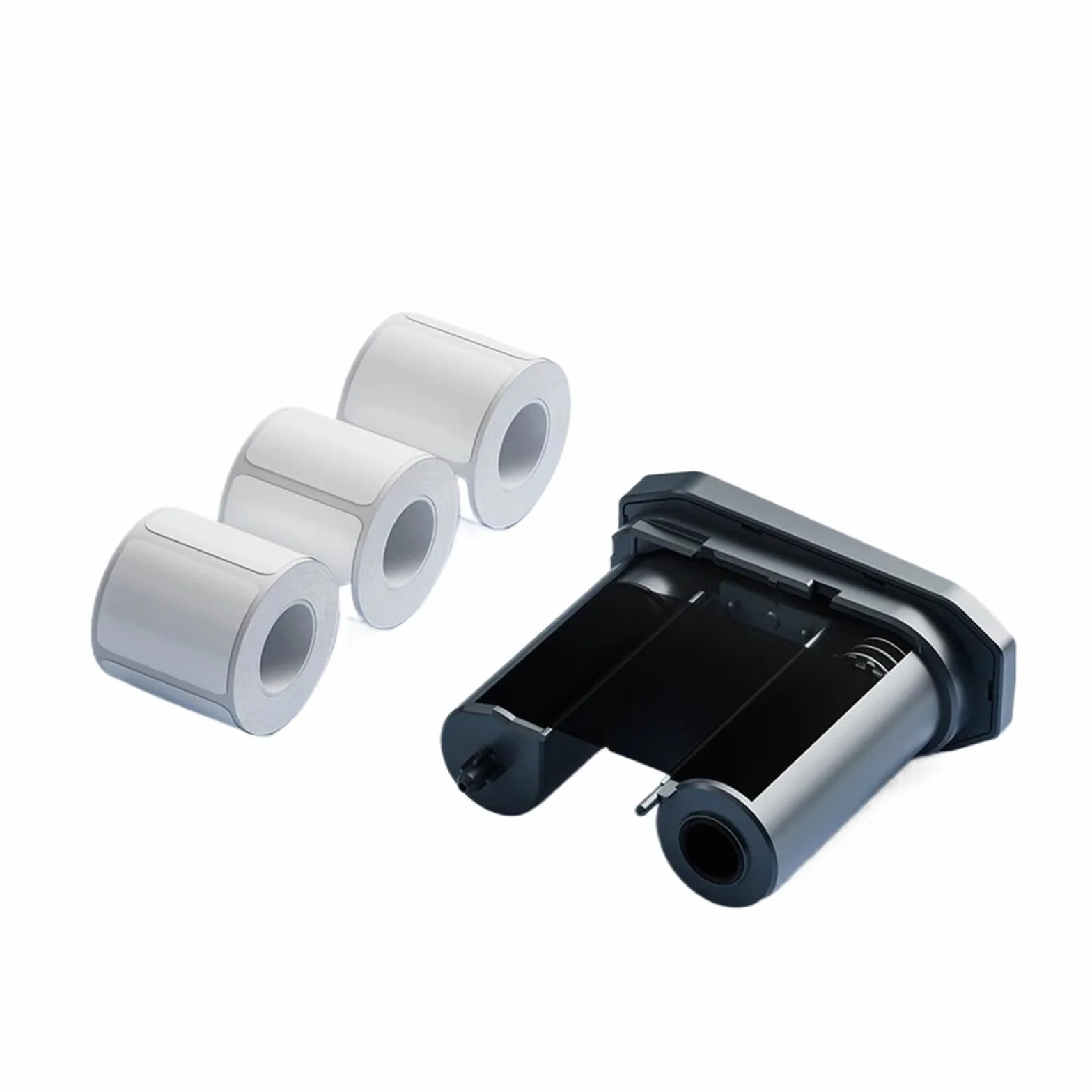 Ruban d'imprimante d'étiquettes à Transfert Thermique Compatible Niimbot M2 Bande de Carbone Noir Blanc Rouge Doré Vert Bleu