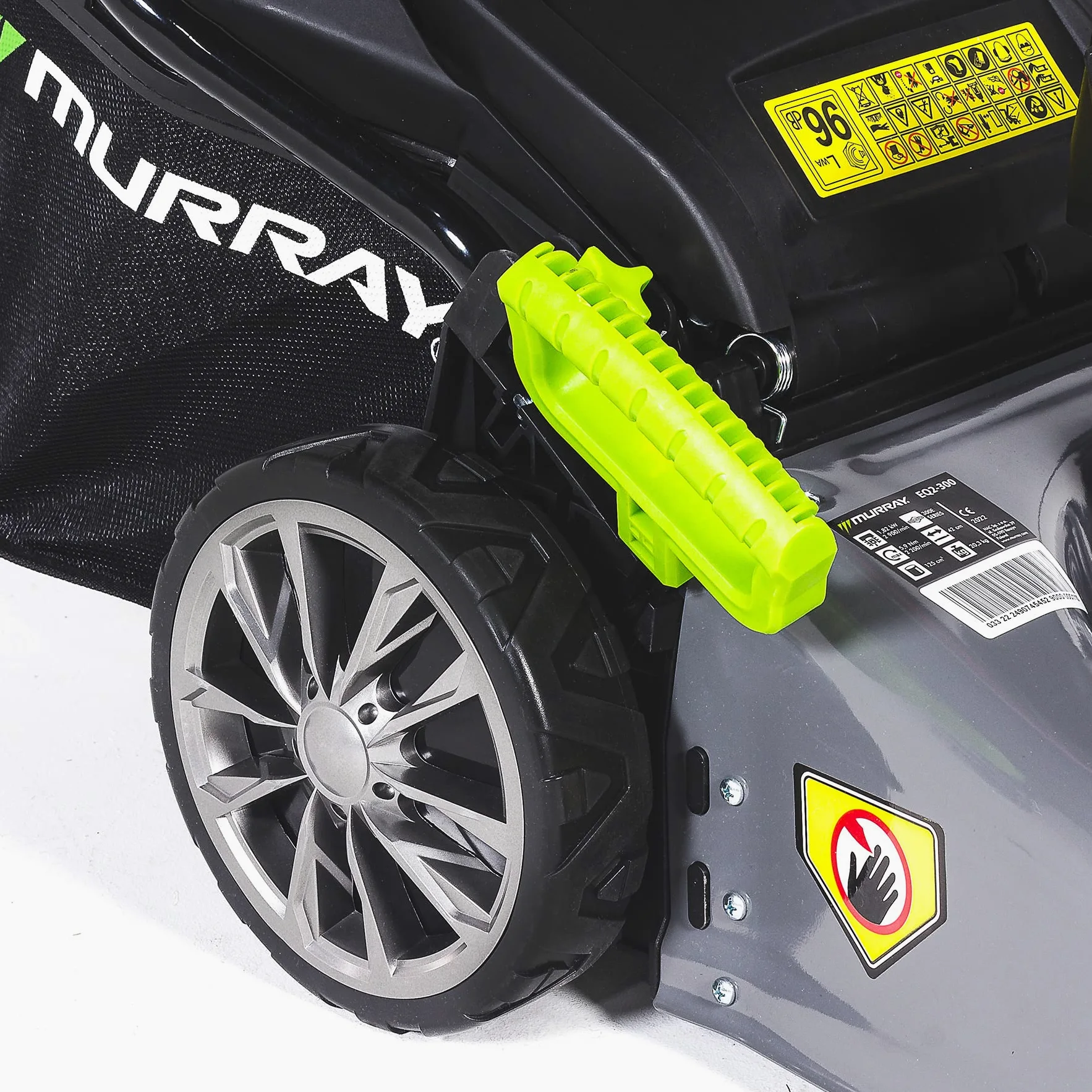 Murray Tondeuse Gazon Thermique "EQ2-300" - Tondeuse à Gazon Essence Poussée 2 en 1, 42cm - Bac à Gazon 45L pour Petites et Moyennes Pelouses - Tondeuse Thermique avec Moteur Briggs & Stratton