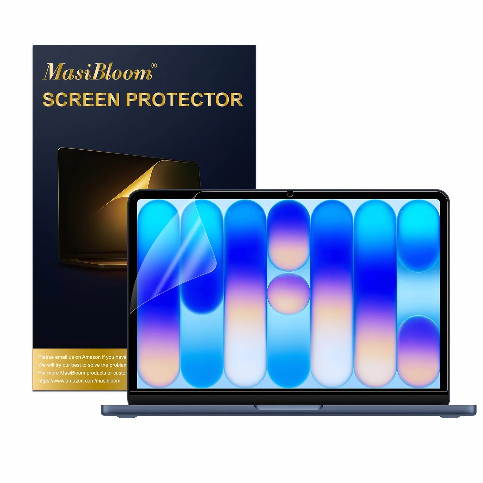 Lot de 2 films protecteurs d'écran MacBook Neo 13" A18 Pro A3404 2026 5H PET HD anti-rayures anti-poussière mat