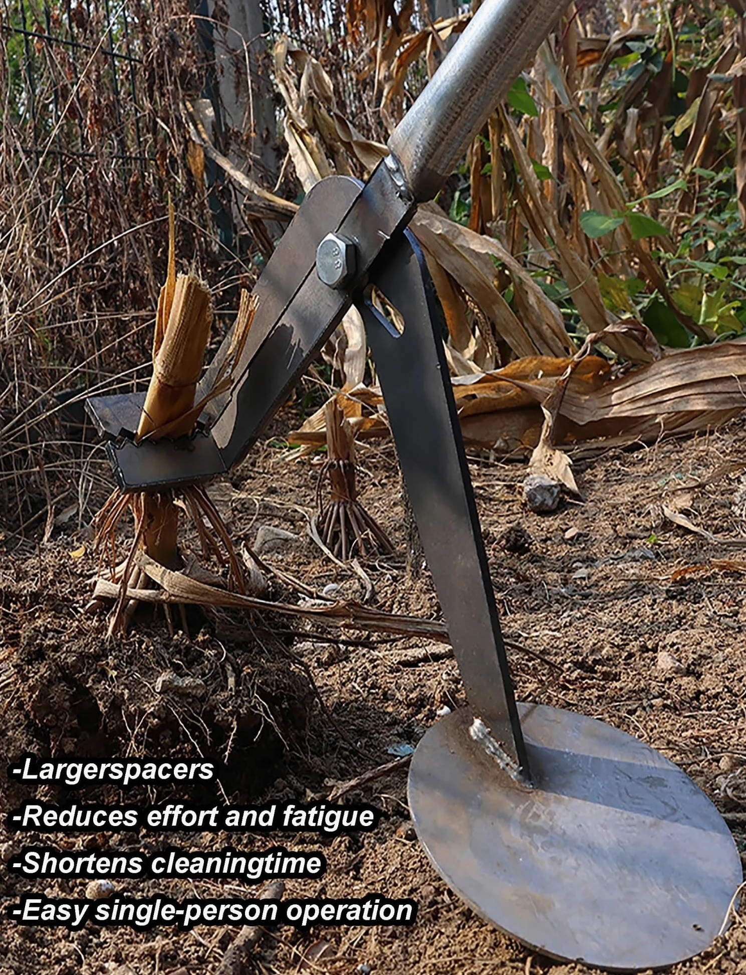 Extracteur de jeunes arbres - Désherbeur portable de jardinage - Pour pelouse extérieure - Tête dentelée