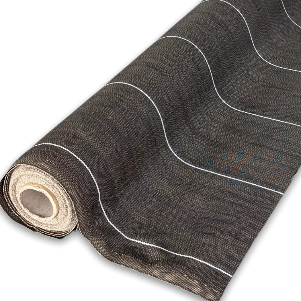 Toile de paillage Marron - 130gr m2 - tissée - Anti Mauvaises Herbes - Largeur 2M07 - Longueur 25m - Bache Geotextile 2M - Qualité Pro ZENLYS