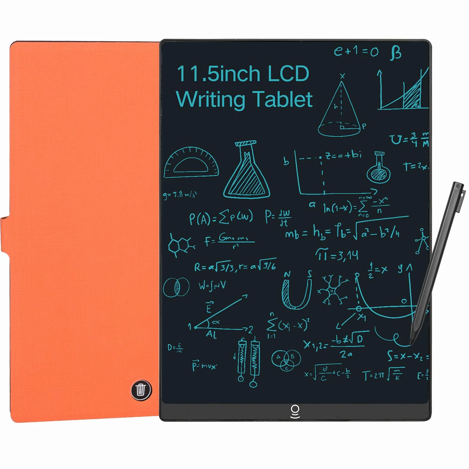 Czemo Tableau d'écriture LCD 11,5 pouces avec étui de protection Réutilisable