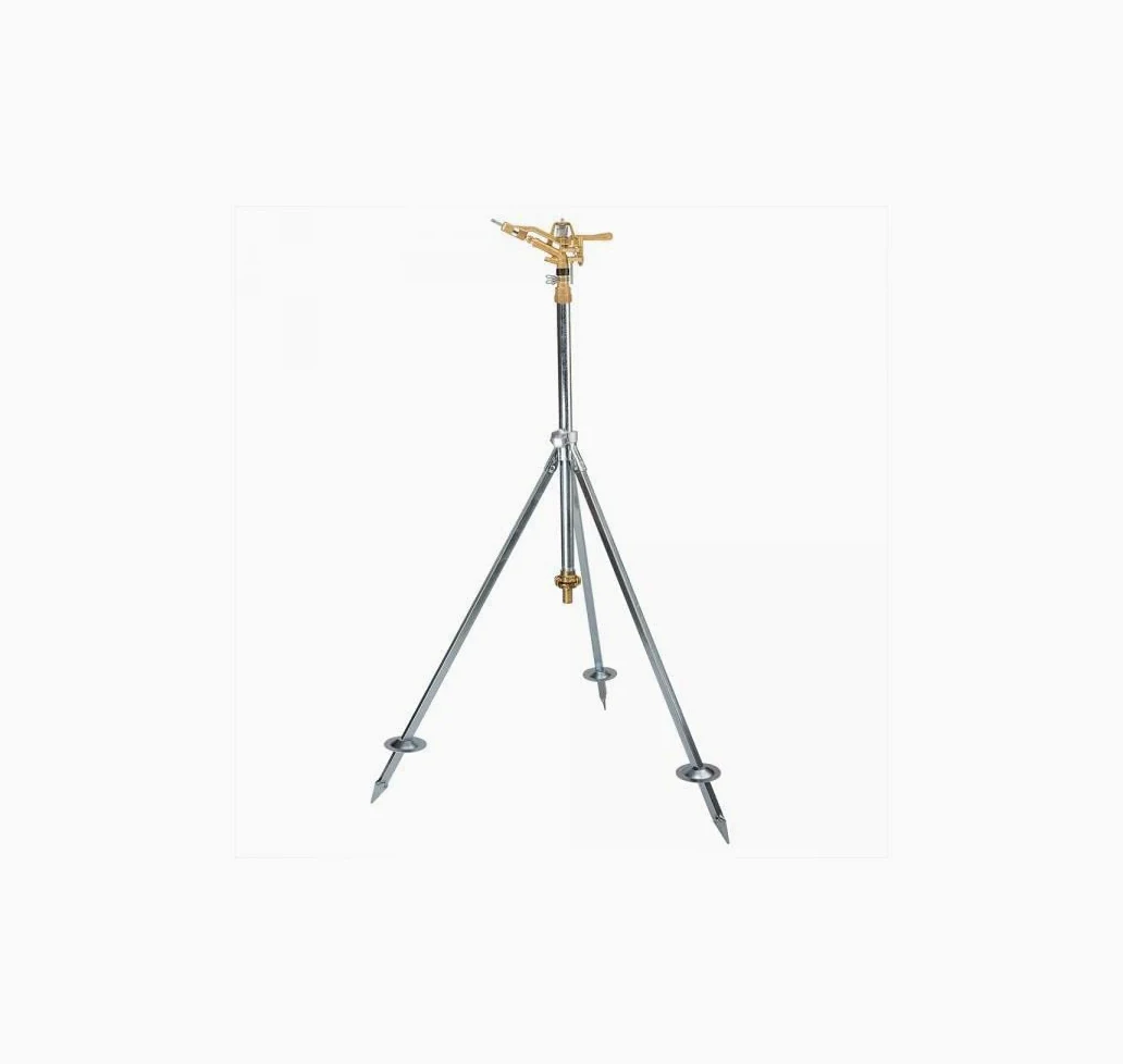 Preis-Zone Bradas 0147 Arroseur de pelouse en Laiton avec trépied AG 1" 50 m, Gris