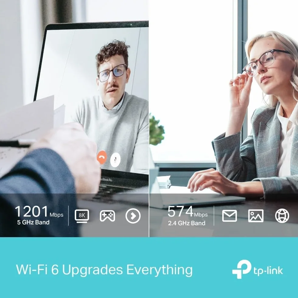 TP-Link Archer TX20U Clé WiFi 6 AX1800 USB 3.0 Bi-Bande 2.4G/5GHz MU-MIMO WPA3