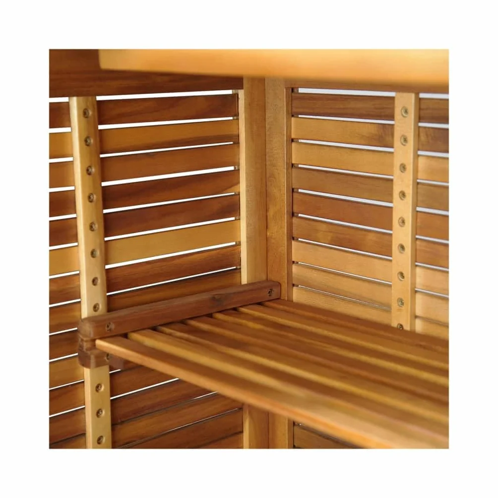 Ensemble de bar de jardin 5 pcs Bois d'acacia massif