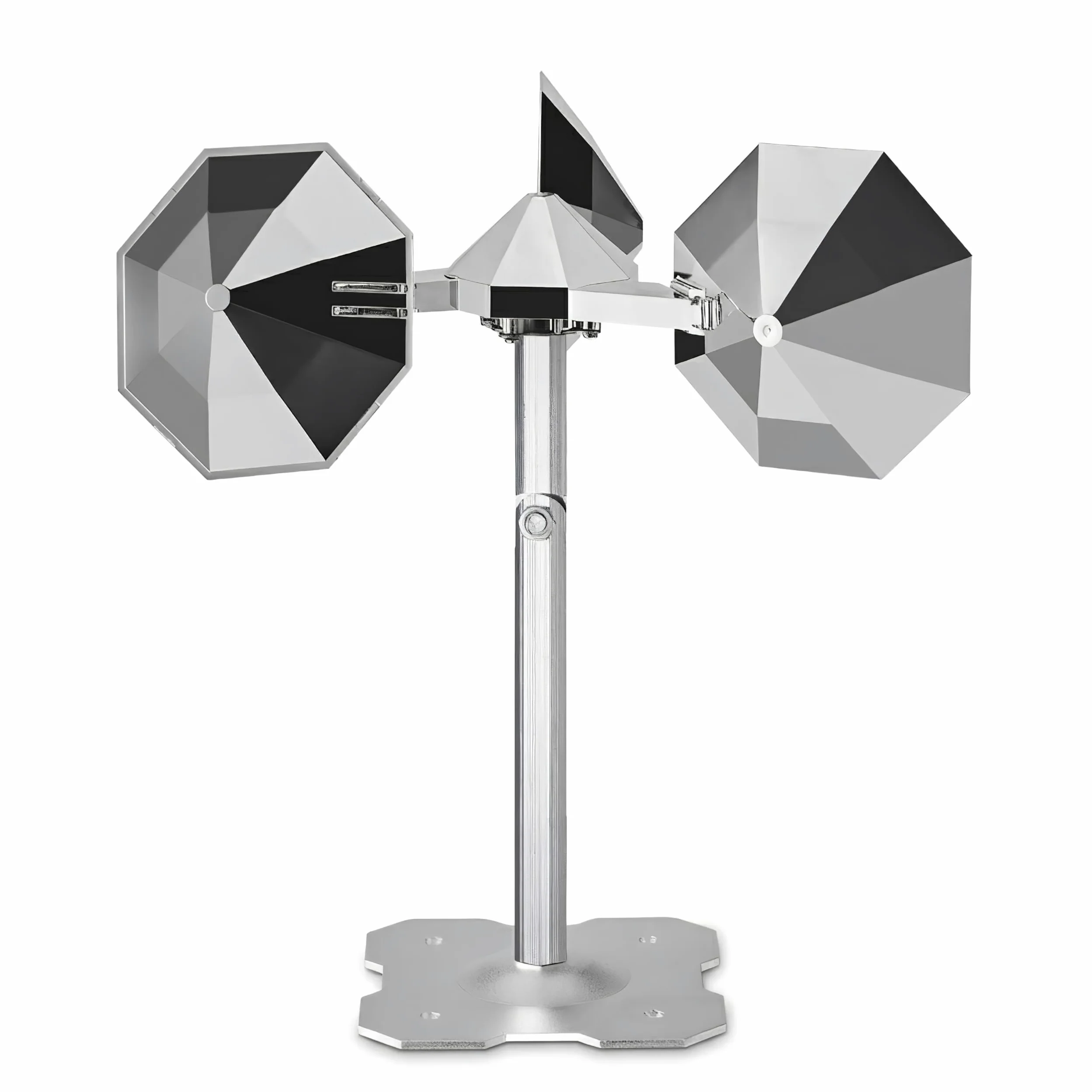 Dispositif réfléchissant pour oiseaux - Argenté - Éolienne - Pour l'extérieur - Empêche les pigeons et les mouettes de s'éloigner pour le jardin, la terrasse, la cour