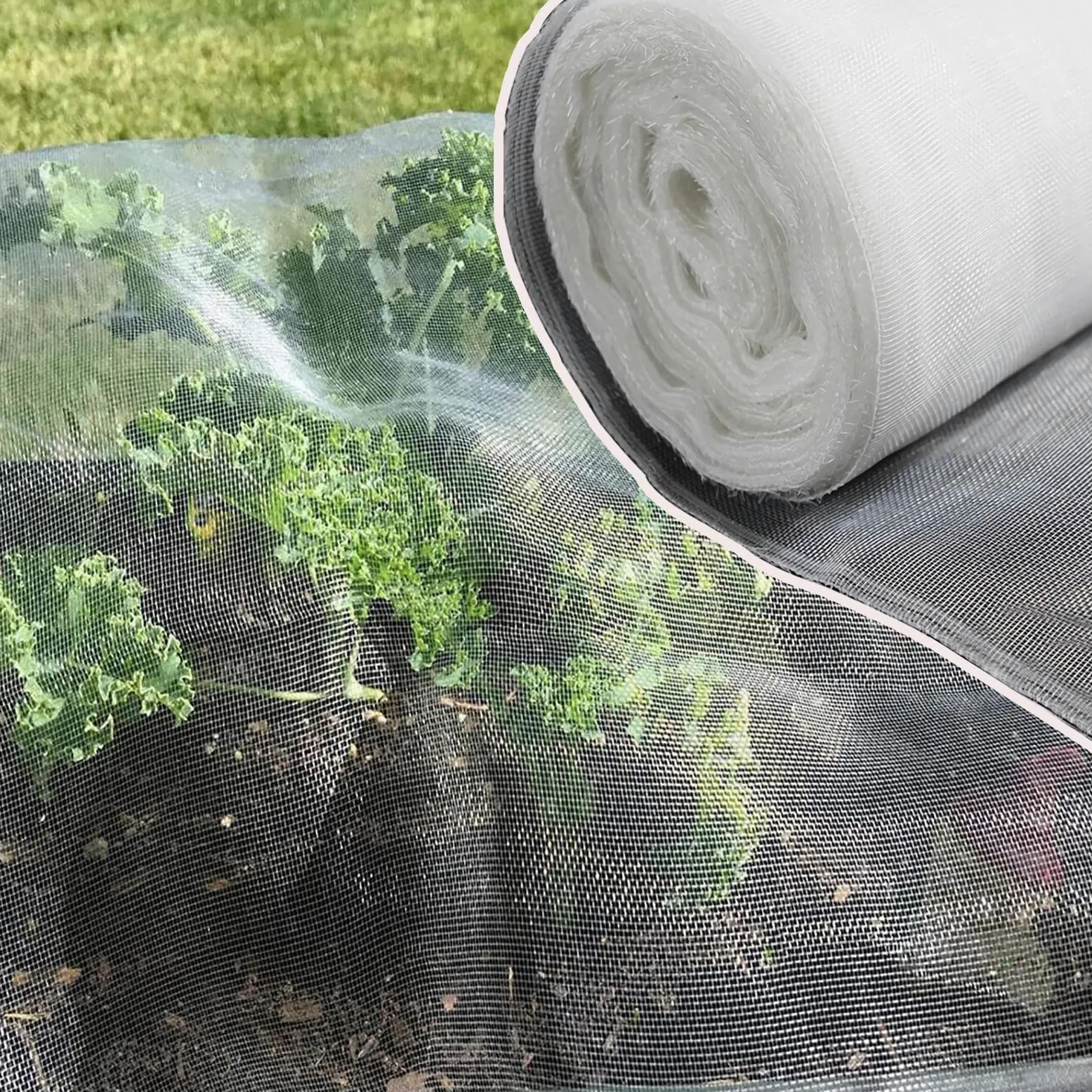 Filet Anti Insecte,4x14m Filets pour Jardin,Filet de Protection Contre Potager,Maille Fine Anti Oiseaux en Maille pour la Protection des Graines,Plantes,Fleurs,Légumes et Fruits
