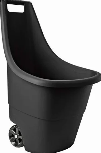 KETER Chariot de Jardin Easy Go Breeze - 50 L - Noir