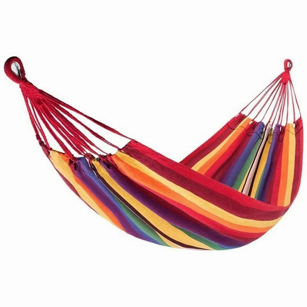 Hamac Hamac Swing avec Sac de Rangement Suspendu hamac pour Street Cottage Tourisme Voyage Jardin Swing Chaise pour Camping Hamac Portable