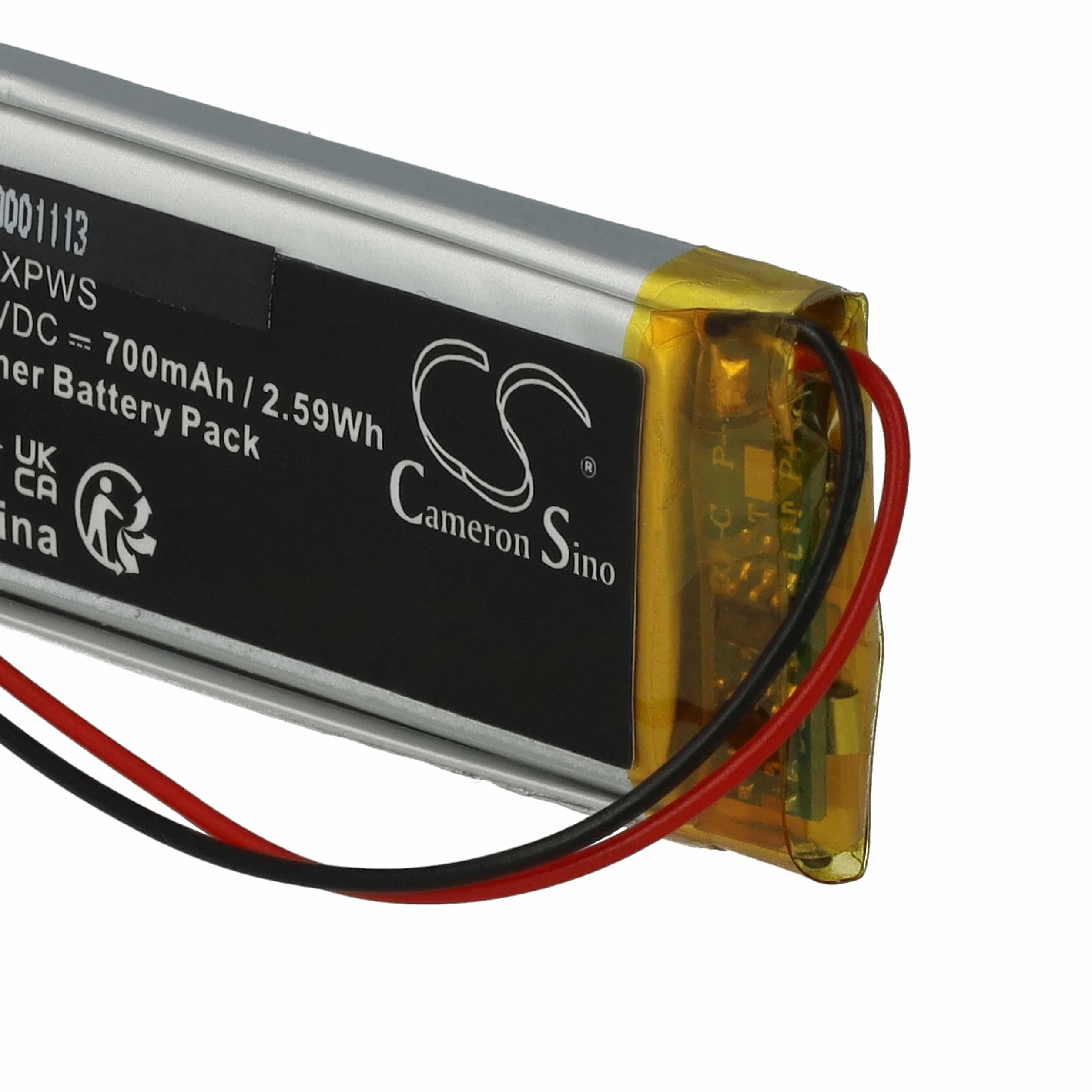 vhbw Batterie XP Deus WS1 WS2 WS3 WS4 WS5 détecteur de métaux 700mAh 3,7V Li-polymère