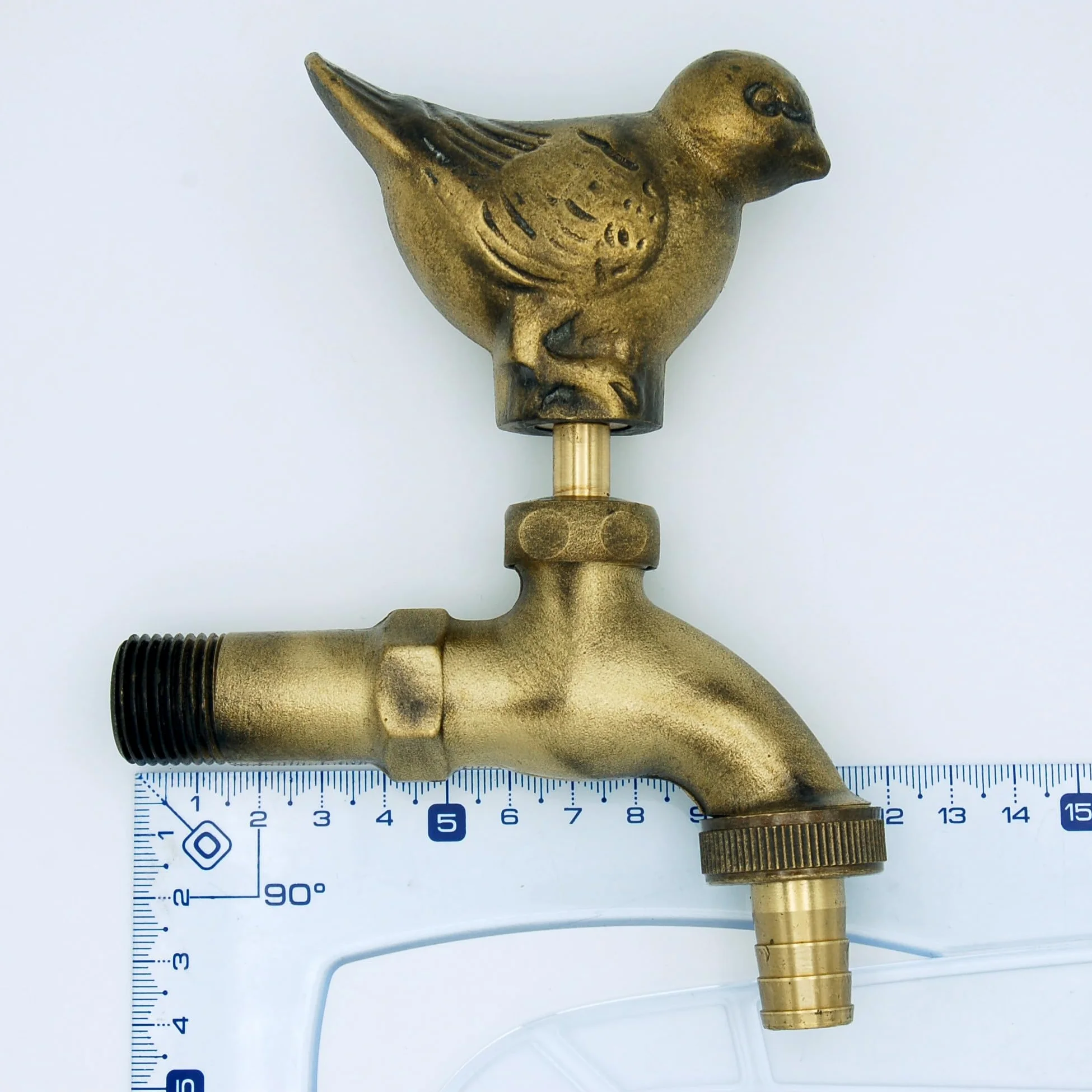 Montserrat Robinet de jardin décoratif 1,2 cm (1/2 ") Colombe avec raccord tuyau