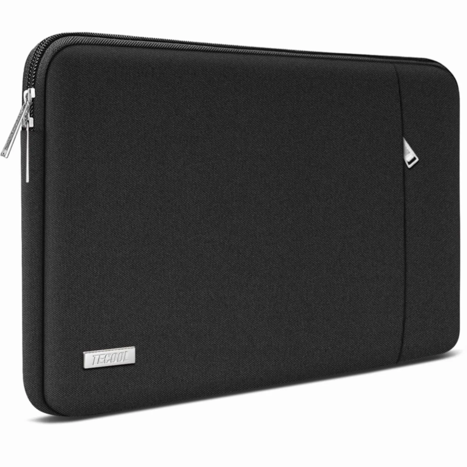 TECOOL Pochette Ordinateur Portable 15,6 Pouces pour HP Lenovo Dell Acer ASUS Chromebook Samsung, Housse PC 15.6" Sacoche Ordi Noir