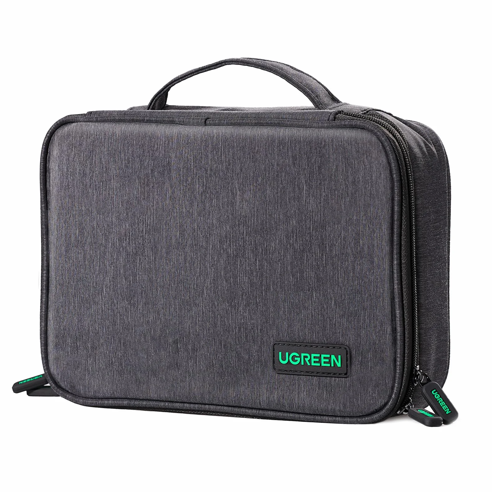 UGREEN Sac Câble Multifonctionnel Rangement Électronique Pochette Protection Voyage 2 Couches