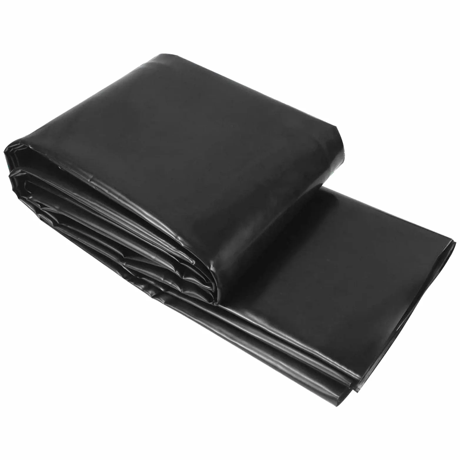 Revêtement de bassin en polyéthylène haute densité robuste et durable de 0,2 mm d'épaisseur, sous-couche de bassin de jardin, revêtement préformé, aménagement paysager extérieur, membrane de piscine
