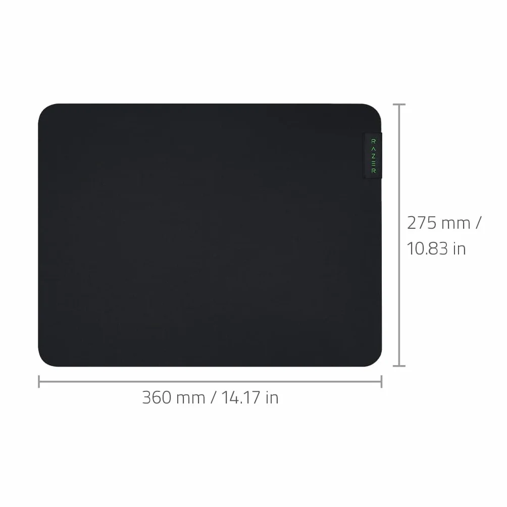 Razer Gigantus V2 Medium Tapis de Souris Gaming Souple 360x275x3mm Tissu texturé en microtissu Caoutchouc Antidérapant Noir