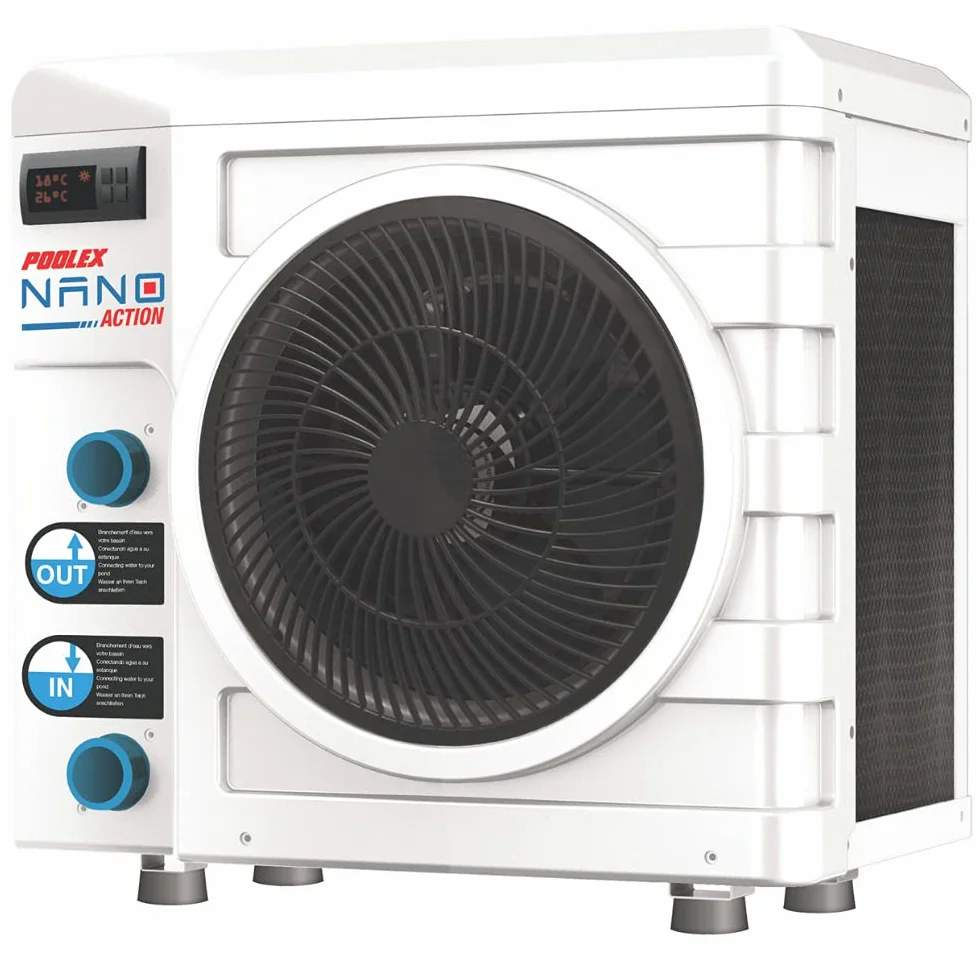 POOLEX POOLSTAR PC-Nano-A3 Pompe à Chaleur pour Piscines Hors-Sol 600W 10-21m3 Blanc