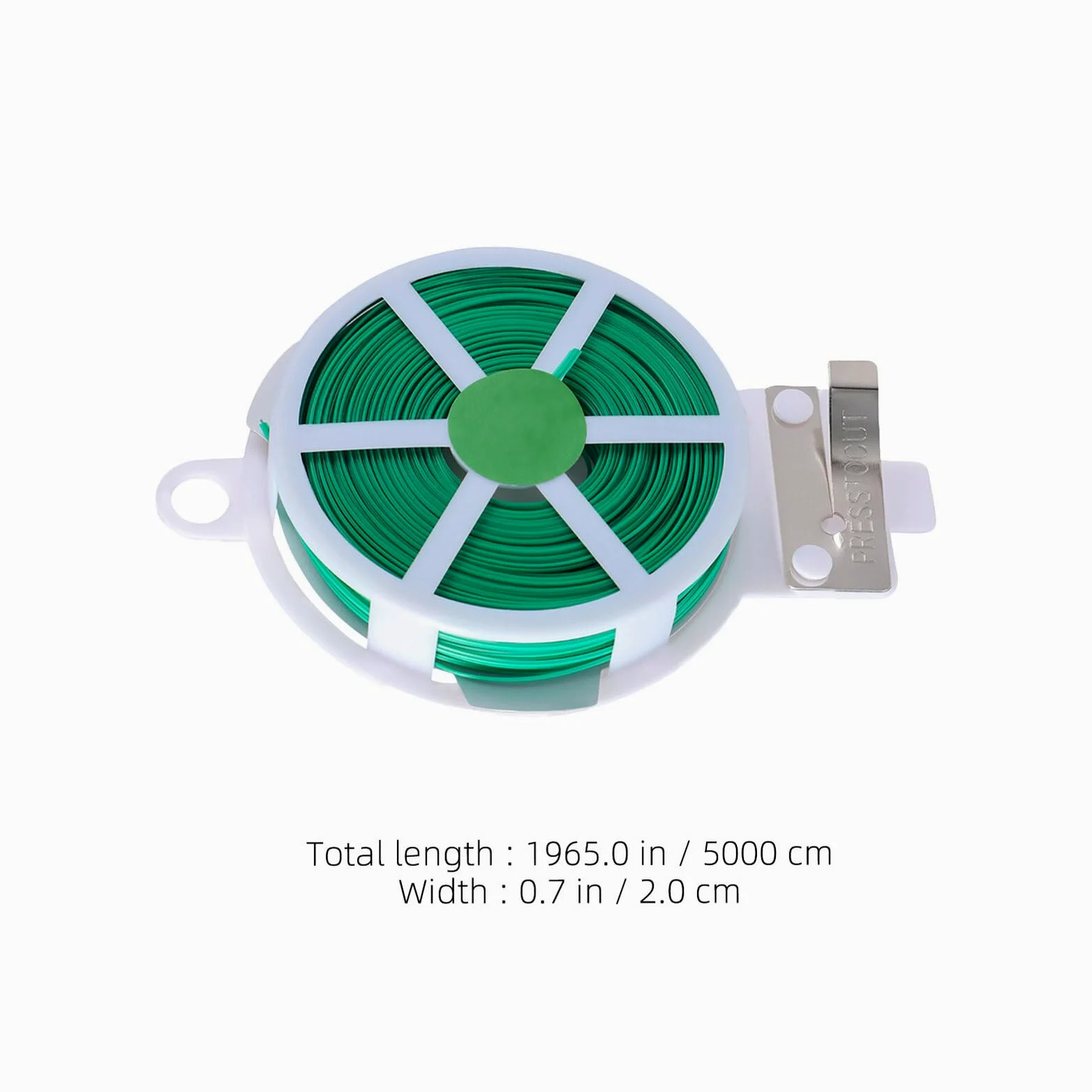 VANZACK Liens Torsadés de Jardin 12 Rouleaux, Fil Fer PE Vert pour Plantes | Flexible et Multifonctionnel, pour Intérieur et Espaces de Jardin, Usage sur Feuillage