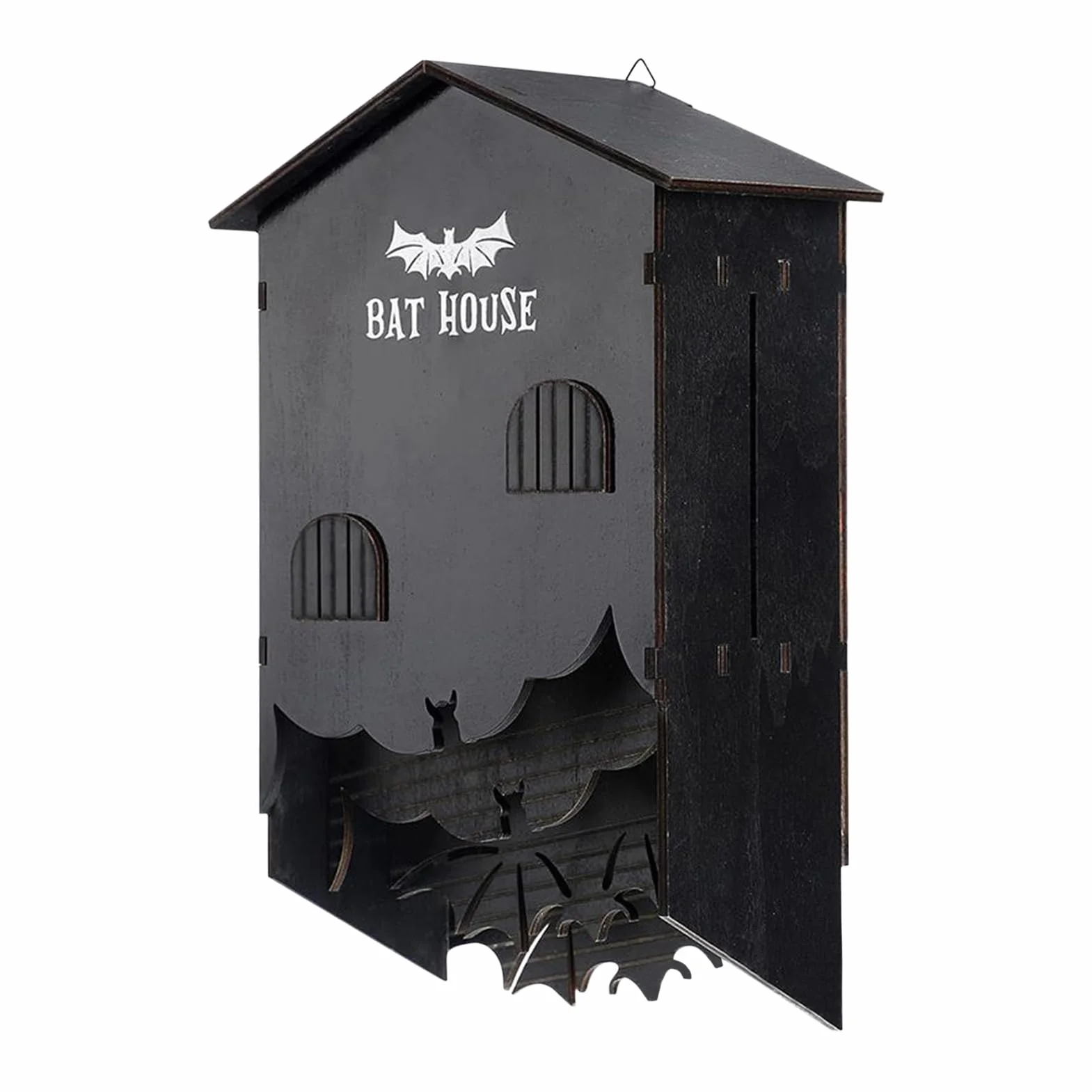 Abri à Chauves-Souris en Bois pour Jardin - Nichoir Murale Trois Chambres