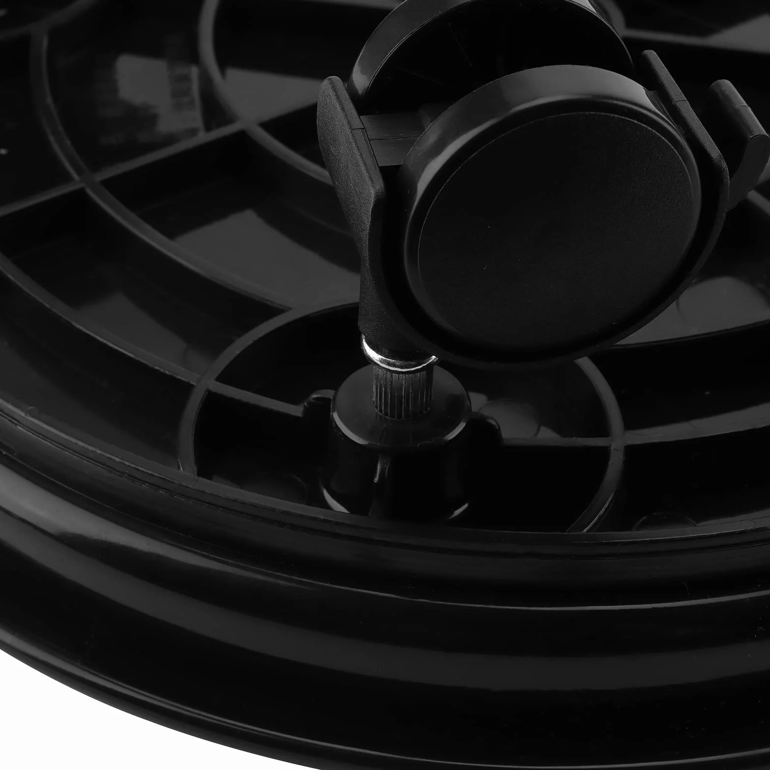 Lot de 3 Supports de Plantes à roulettes 30 cm - Chariot Mobile pour Plantes Intérieur Extérieur - Charge 50 kg - Noir