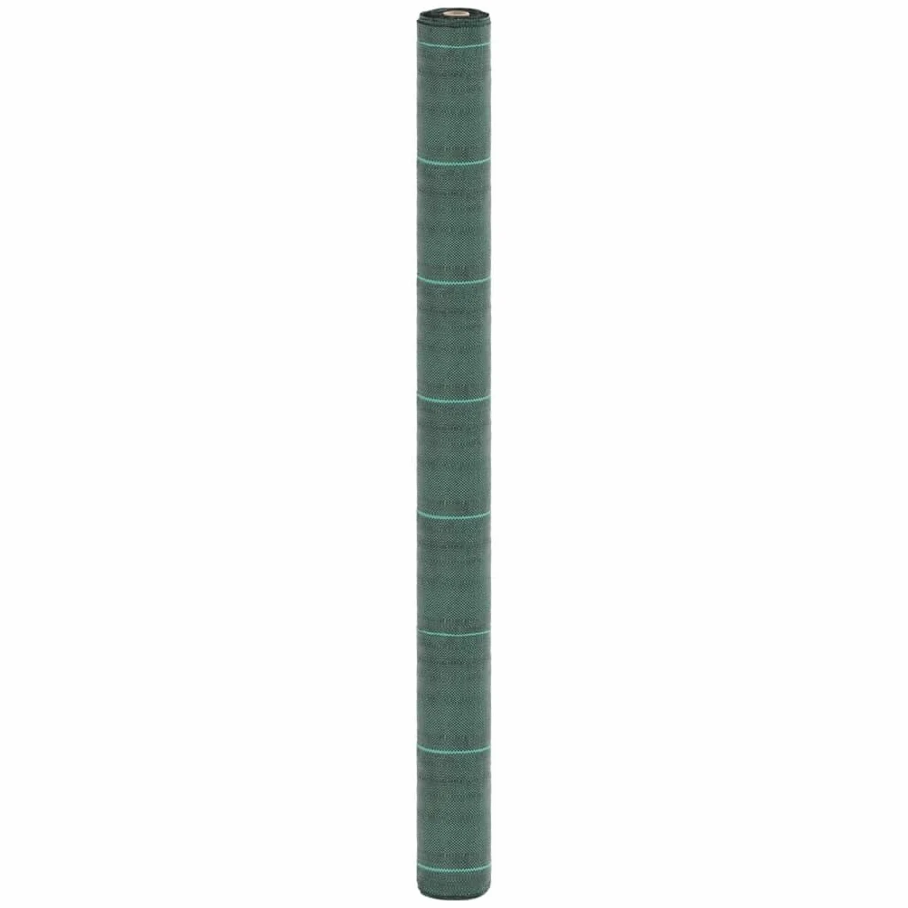 Membrane Anti Mauvaises Herbes Vert 1,5 x 100 m en PP 60 g m2, géotextile Feutre Toile de paillage pour Jardin, pelouse, Potager, terrasse, allée Gravier