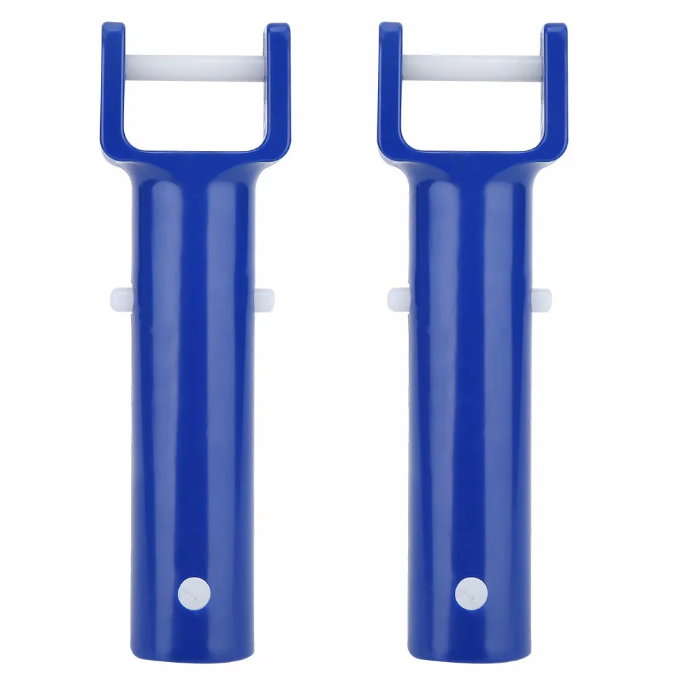 Poignée de Rechange pour Tête d'Aspirateur de Piscine en ABS, Compatible avec Perche Télescopique Standard, 2 Pièces