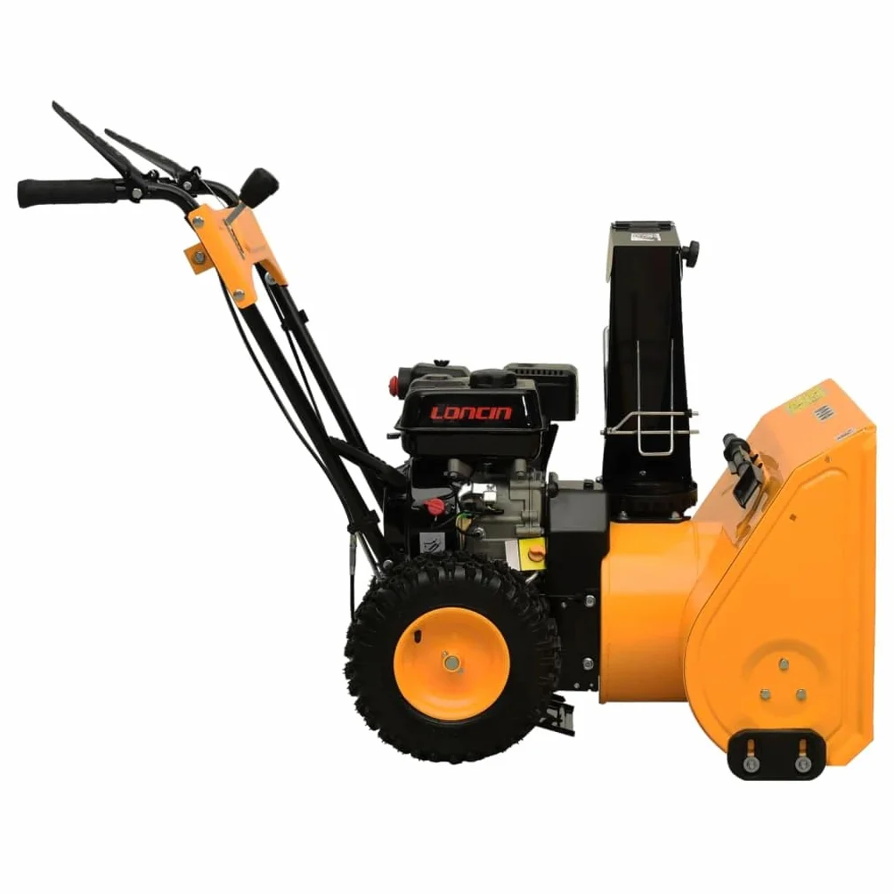 VidaXL Souffleuse à neige 6,5 ch Jaune noir
