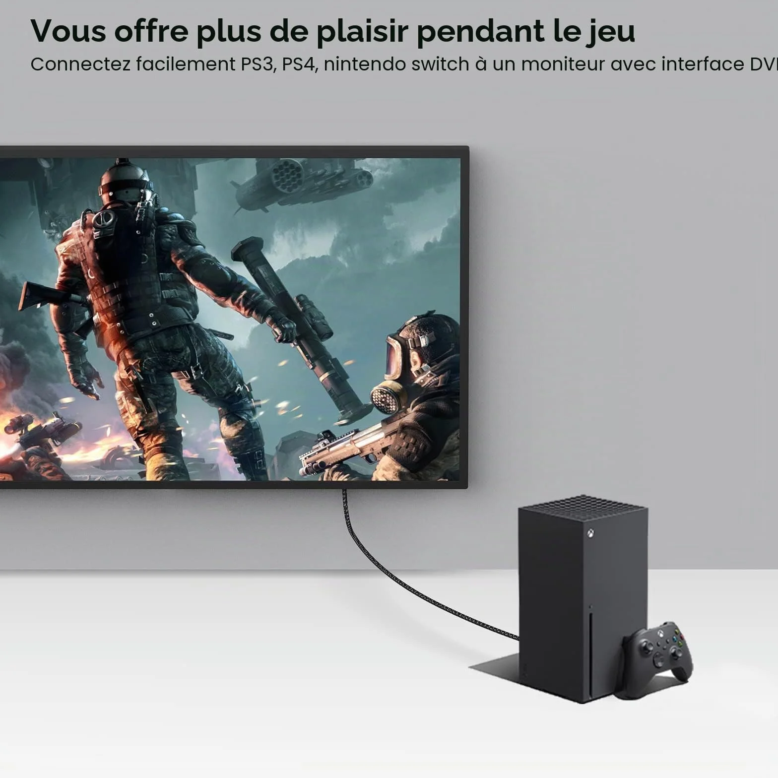 BENFEI Adaptateur DVI vers HDMI bidirectionnel DVI-D mâle vers femelle plaqué Or 2 Pack