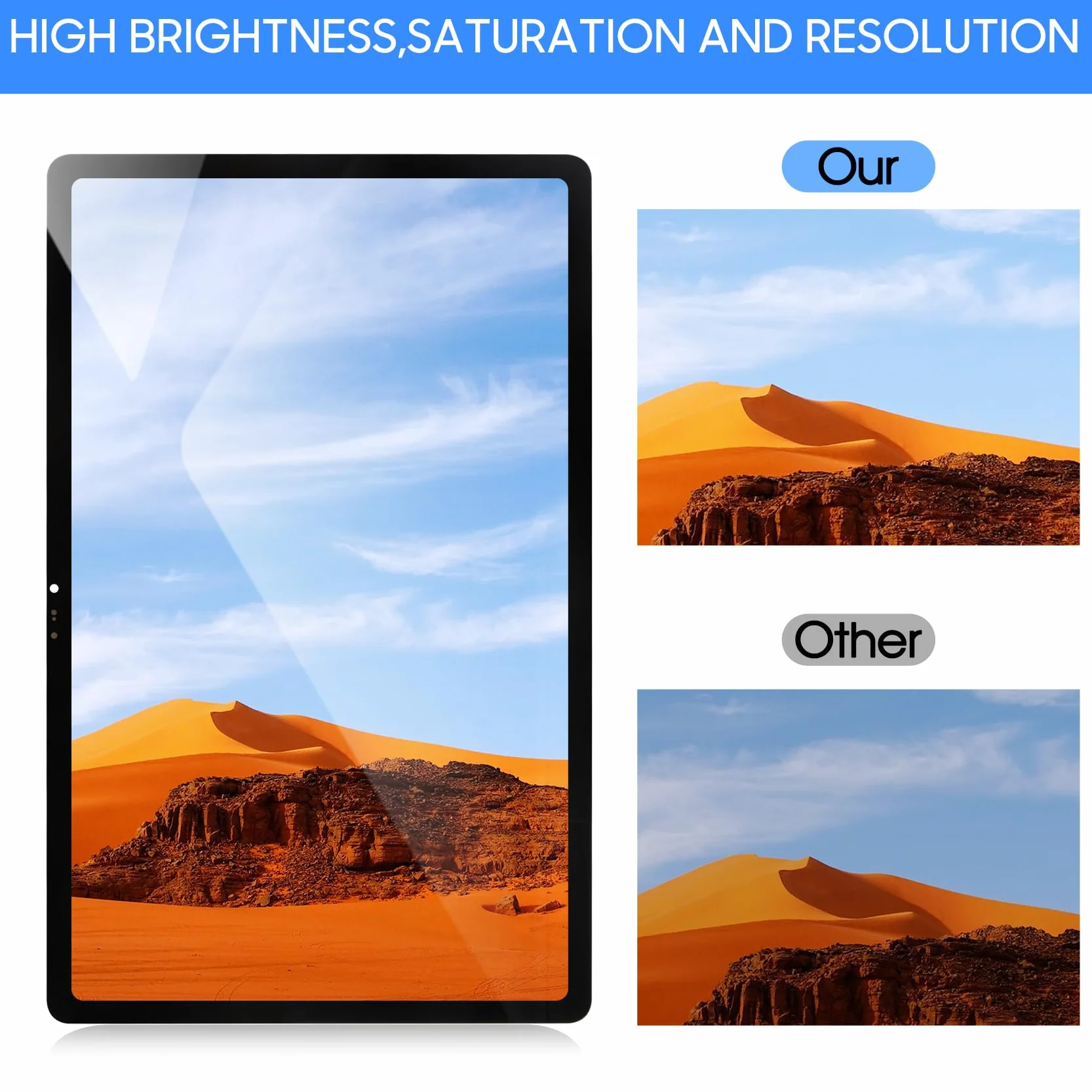 Écran LCD Lenovo Tab P11 TB-J606F 11 pouces Affichage Tactile Noir