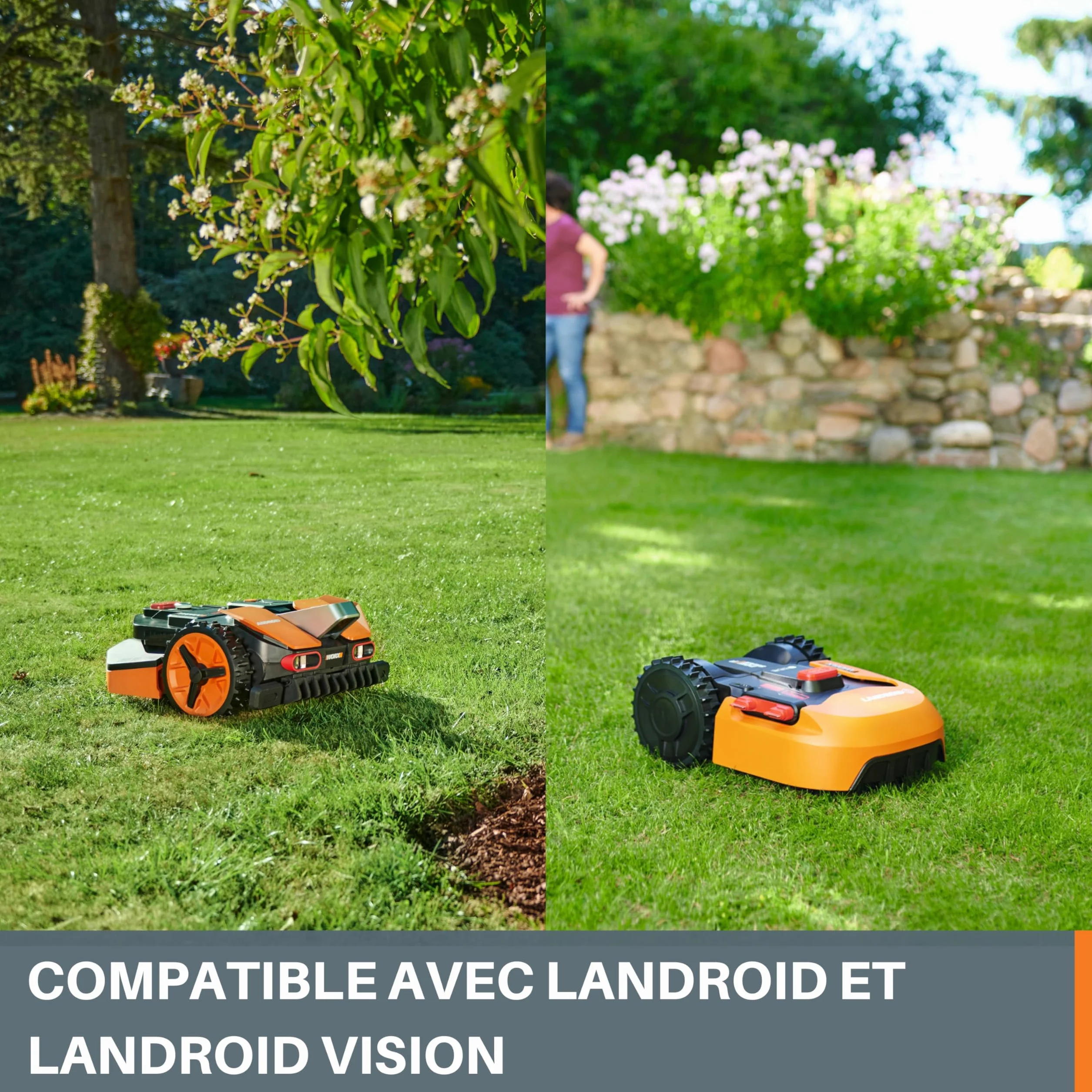 WORX WA0190 Lot 12 lames de rechange d'origine pour robots tondeuses Landroid