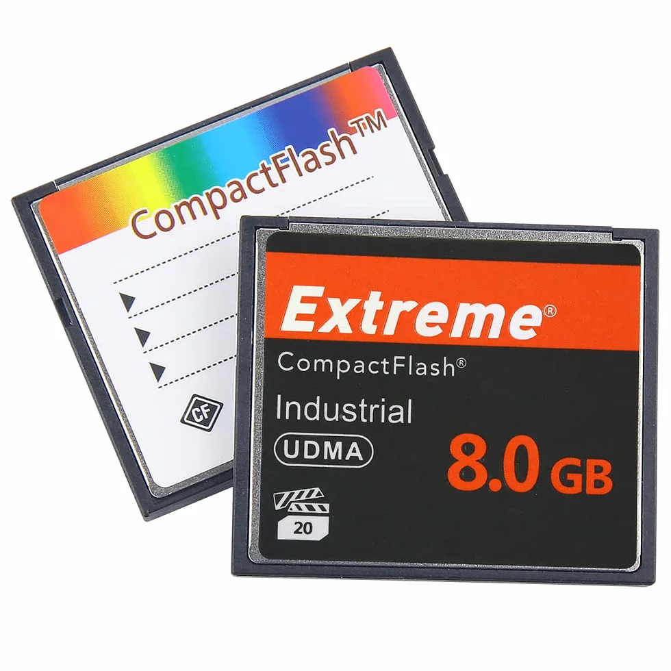 Carte mémoire flash compacte 8 Go CF d'origine pour photographe