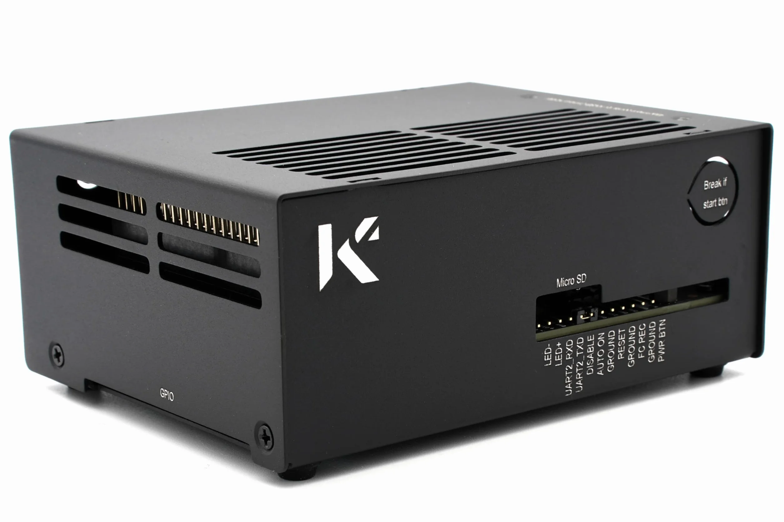 KKSB Jetson Orin Nano Super Developer Kit Case - Boîtier aluminium ventilation support VESA
