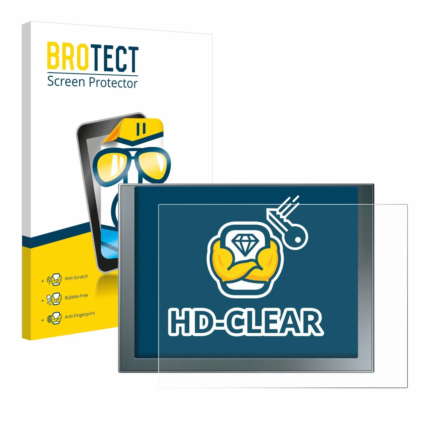 Brotect Protection Ecran Siemens Simatic HMI KTP 1200 Basic 2 Pièces Film Protection Ultra Clair