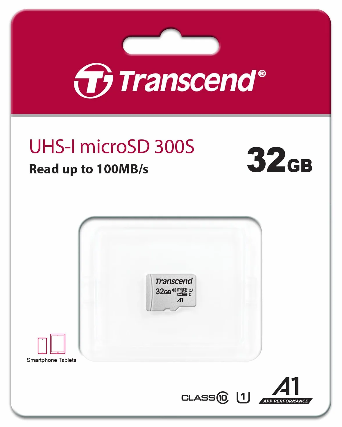 Transcend USD300S Carte mémoire microSDHC 16GB Classe 10 95/45 MB/s
