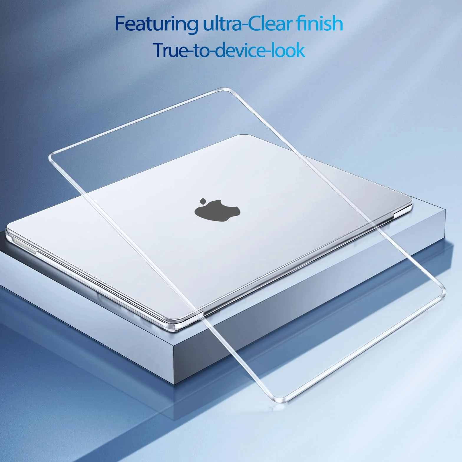 MOSISO Coque Compatible MacBook Neo 13 Pouces 2026 A3404 Puce A18 Pro Rigide Protectrice Antirays Cristal Clair