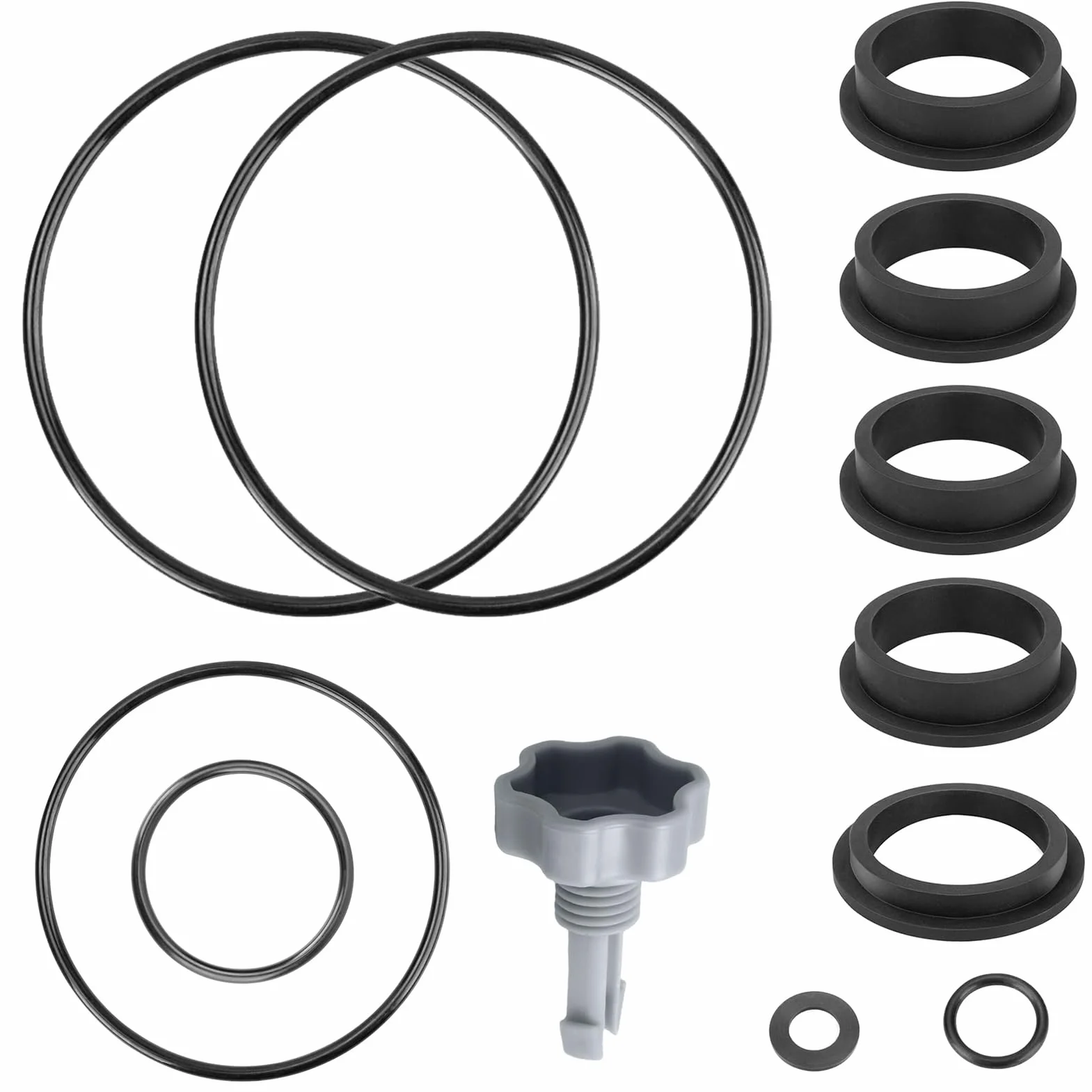 Kit Réparation Piscine Intex 12 Pièces Joints Toriques & Soupape Décharge d'Air